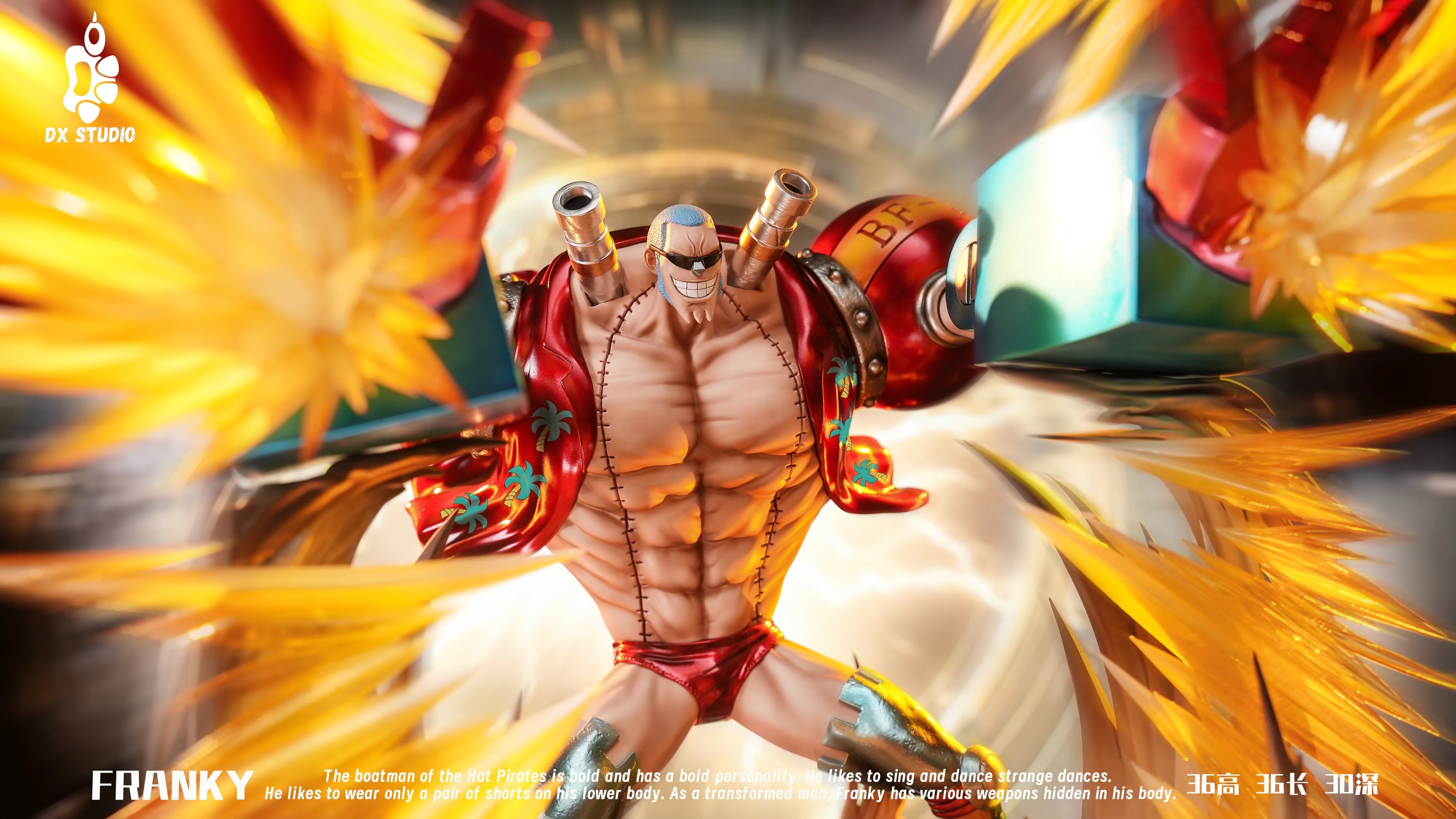 One Piece DX Studio Franky Resin Statue – ClubHouse Statues