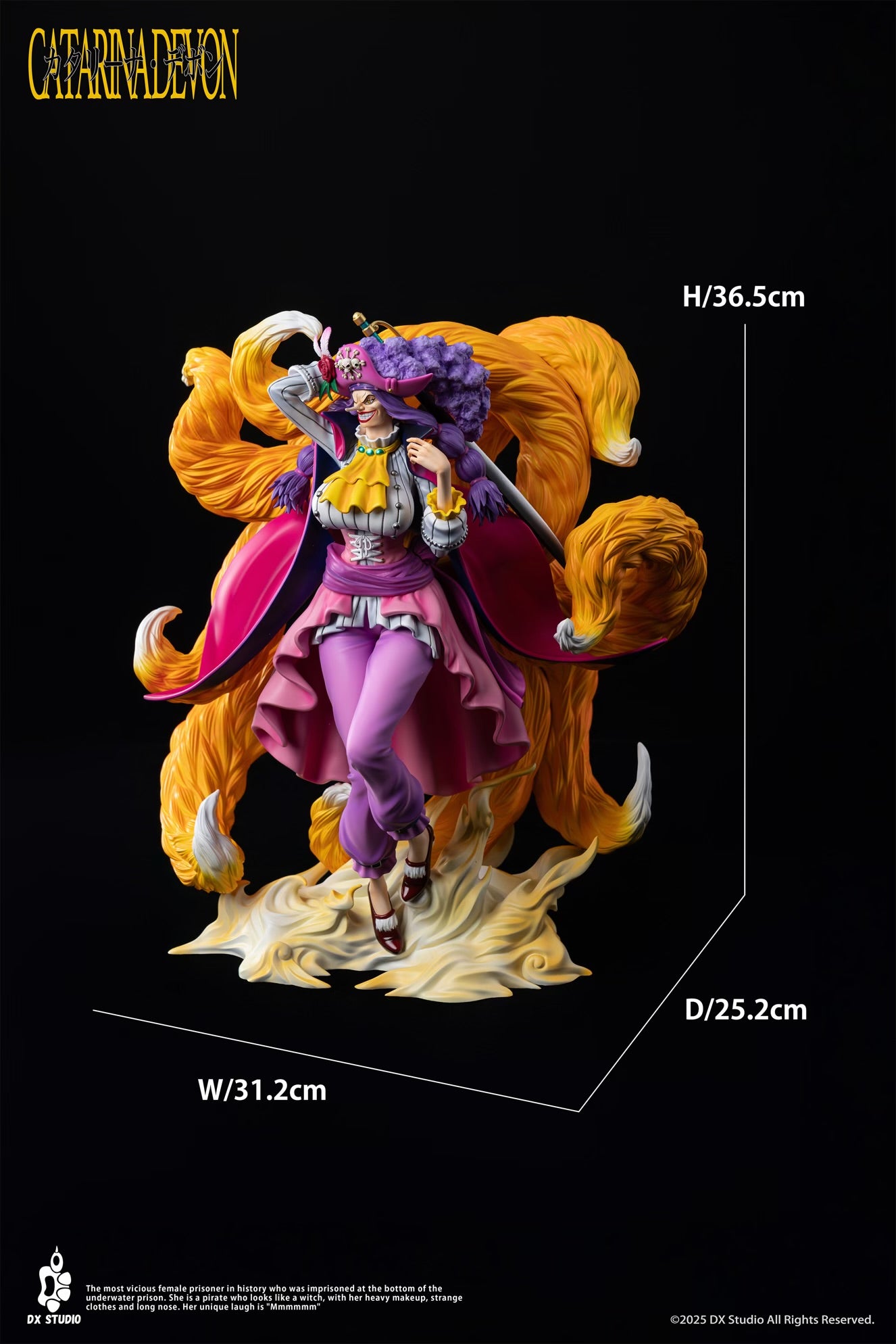 One Piece DX Studio Vasco Shot x Catarina Devon Resin Statue