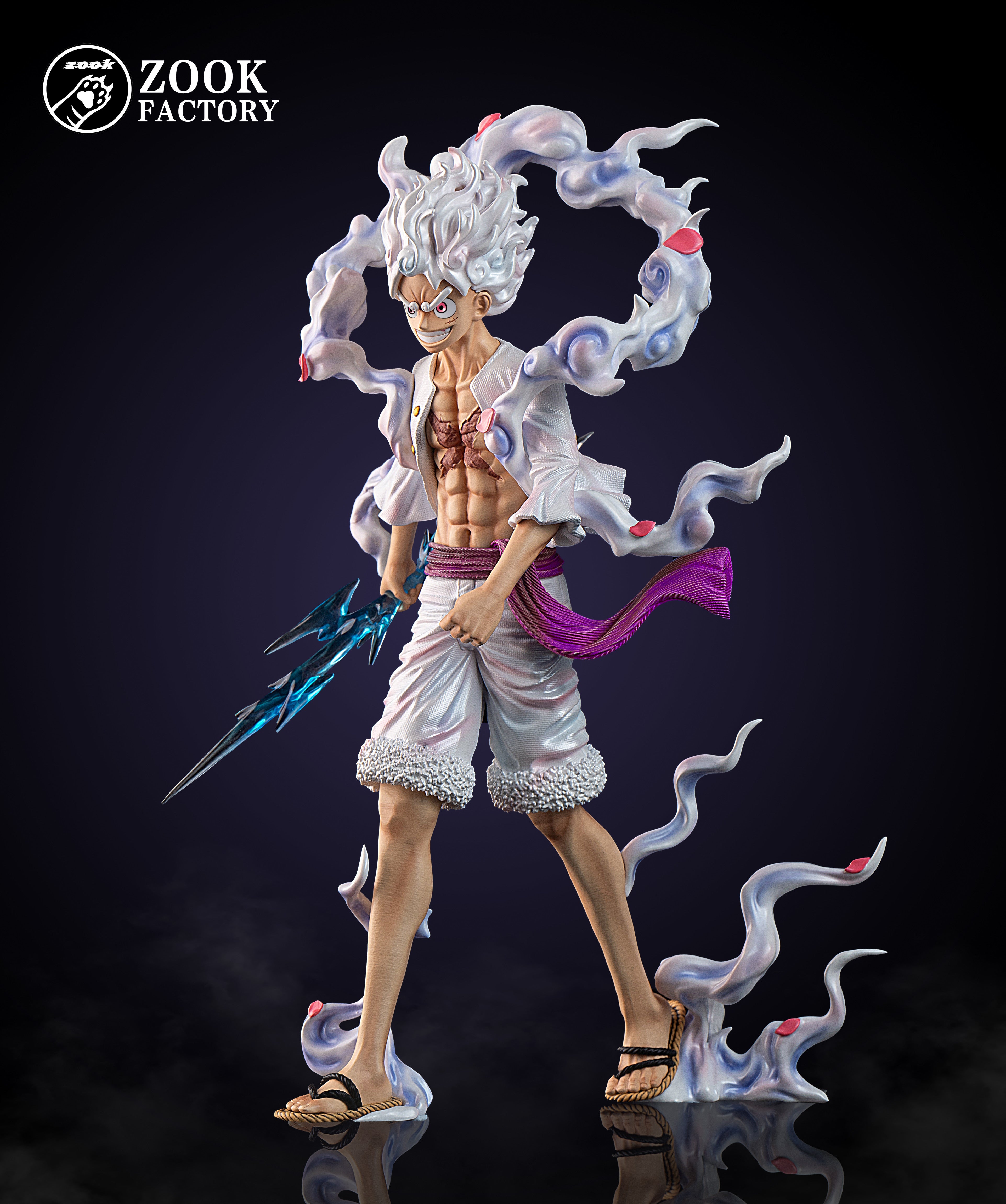 One Piece Zook Factory Luffy Gear 5 Resin Statue – ClubHouse Statues