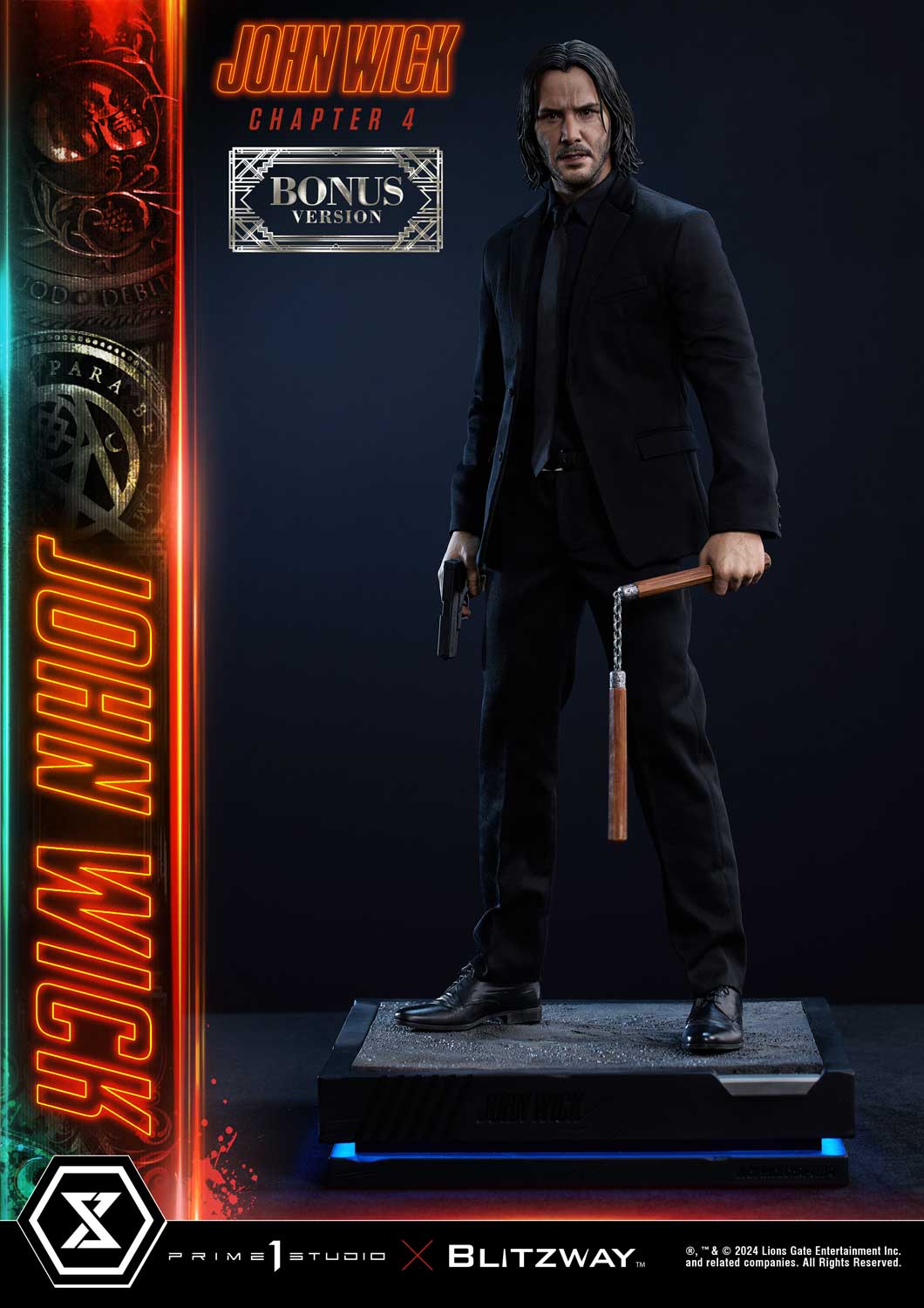 John Wick Chapter 4 Prime 1 x Blitzway Studio John Wick Licensed Resin Statue