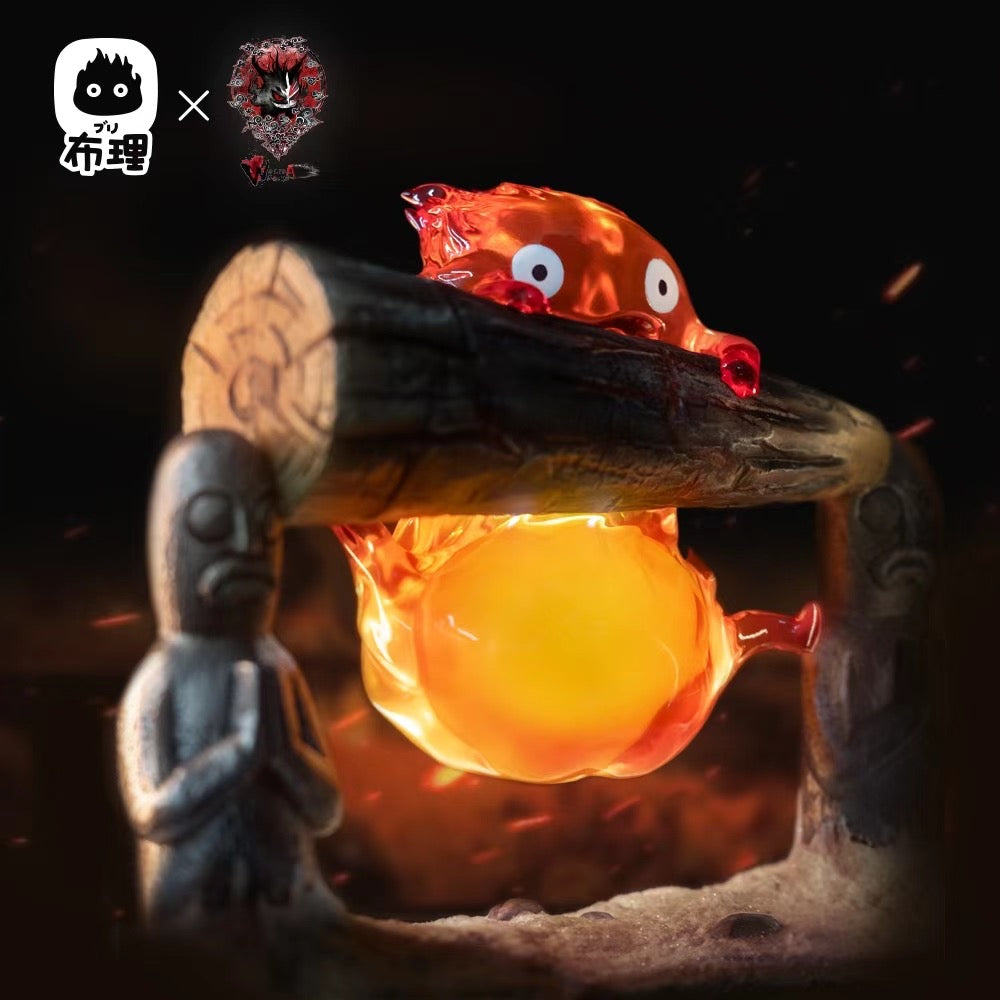 Howls Moving Castle Buri x Weare A Design Studio Calcifer Resin Statue