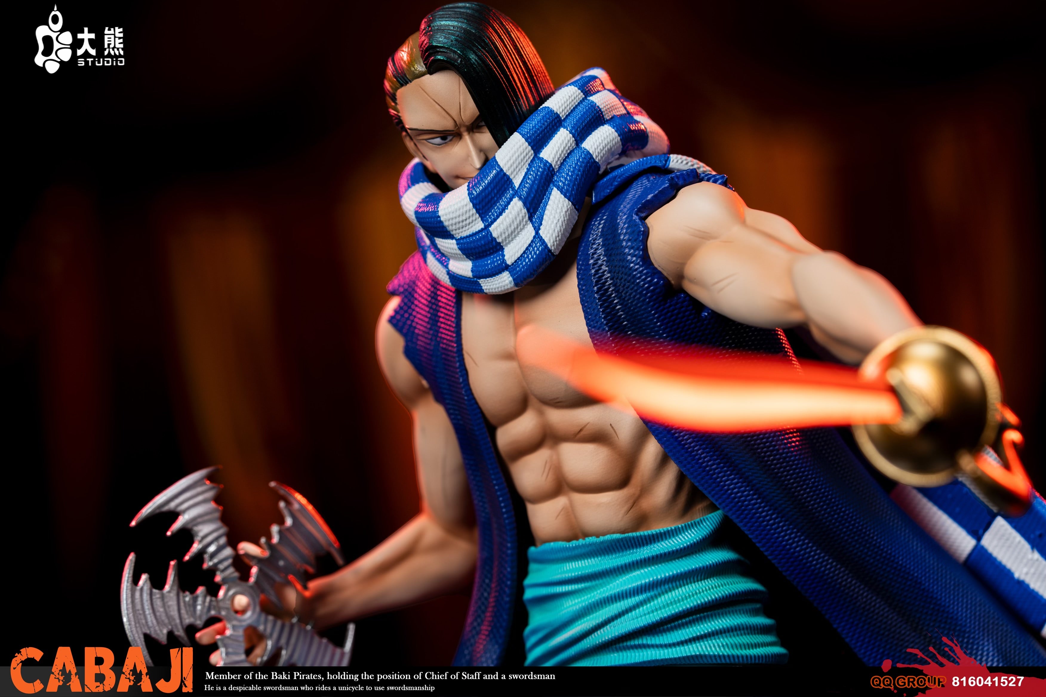 ワンピース OP-STUDIO バージェス フィギュア One Piece DX Studio Mohji x Cabaji – ClubHouse Statues