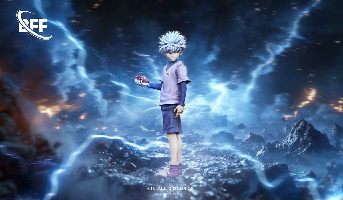 Killua Heart Rip Hunter x Hunter BFF Studio Killua Hold The Heart Resin Statue ...