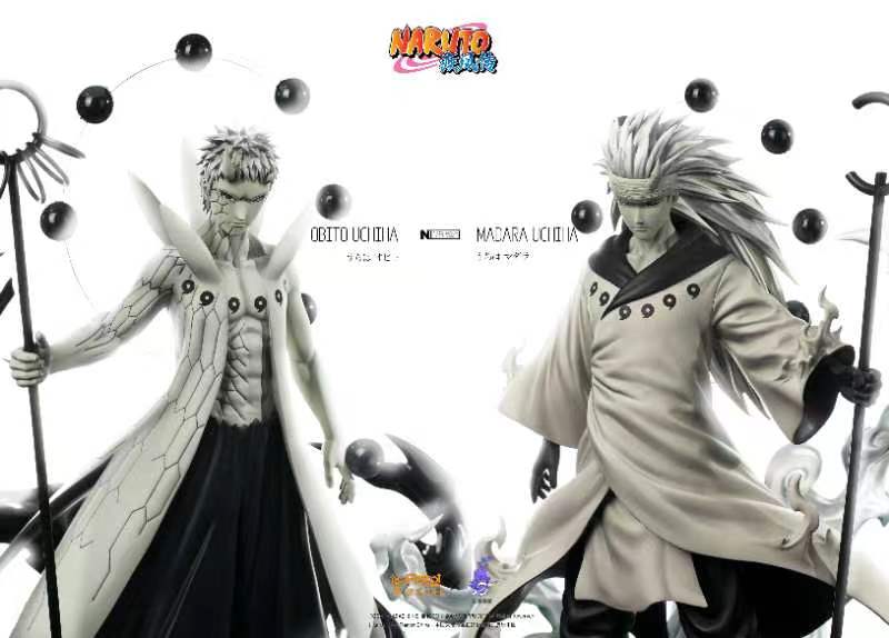 Naruto PickStar Studio Uchiha Madara x Uchiha Obito Licensed Resin Statue