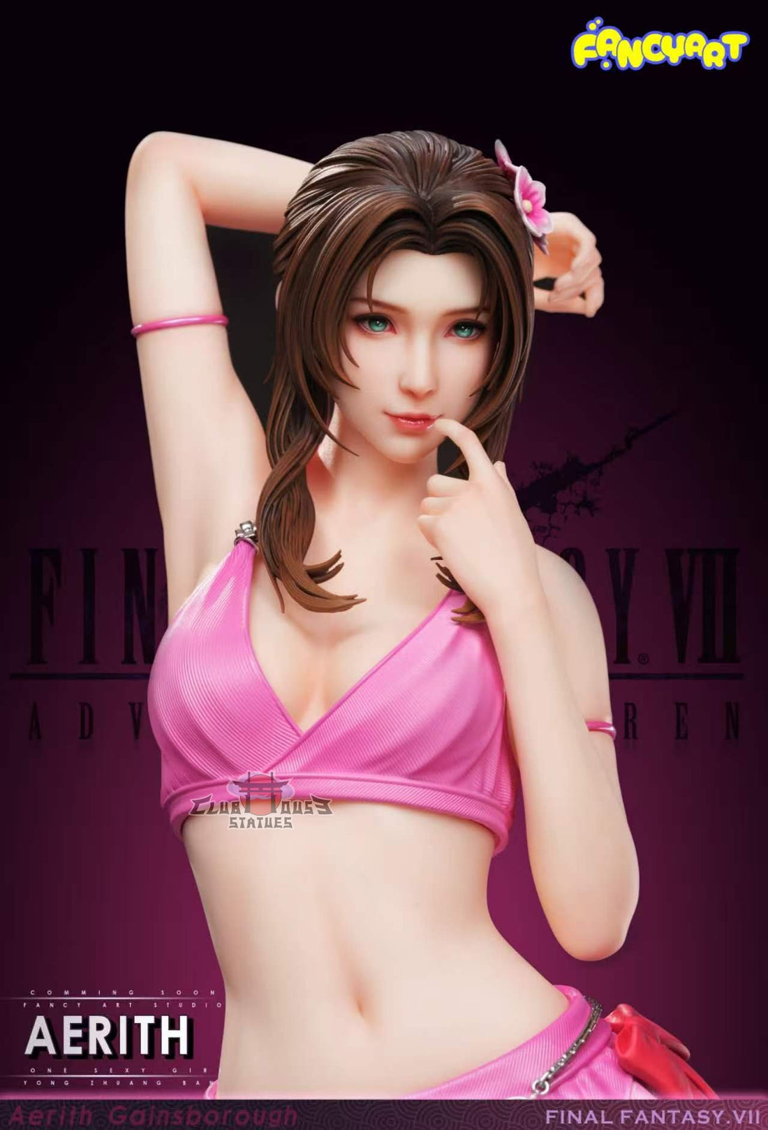 Final Fantasy Fancy Art Studio Rebirth Aerith Swimsuit