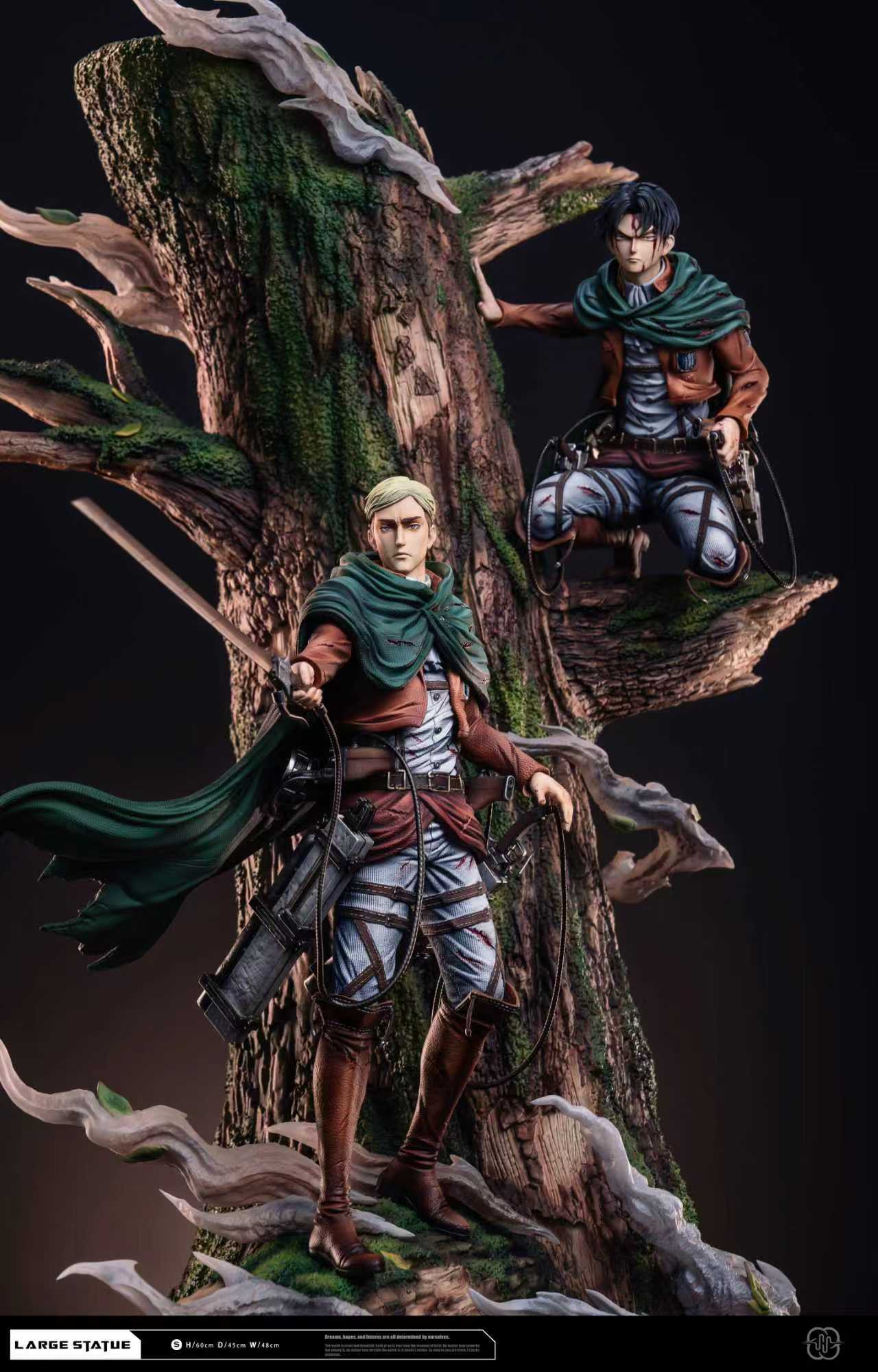 Attack on Titan Hertz Studio Levi X Erwin Resin Statue – ClubHouse