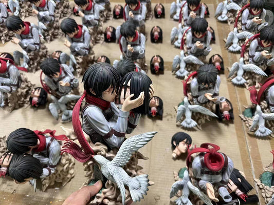 Attack on Titan LC Studio Mikasa Kiss Eren Bust Resin Statue [CHINA STOCK]