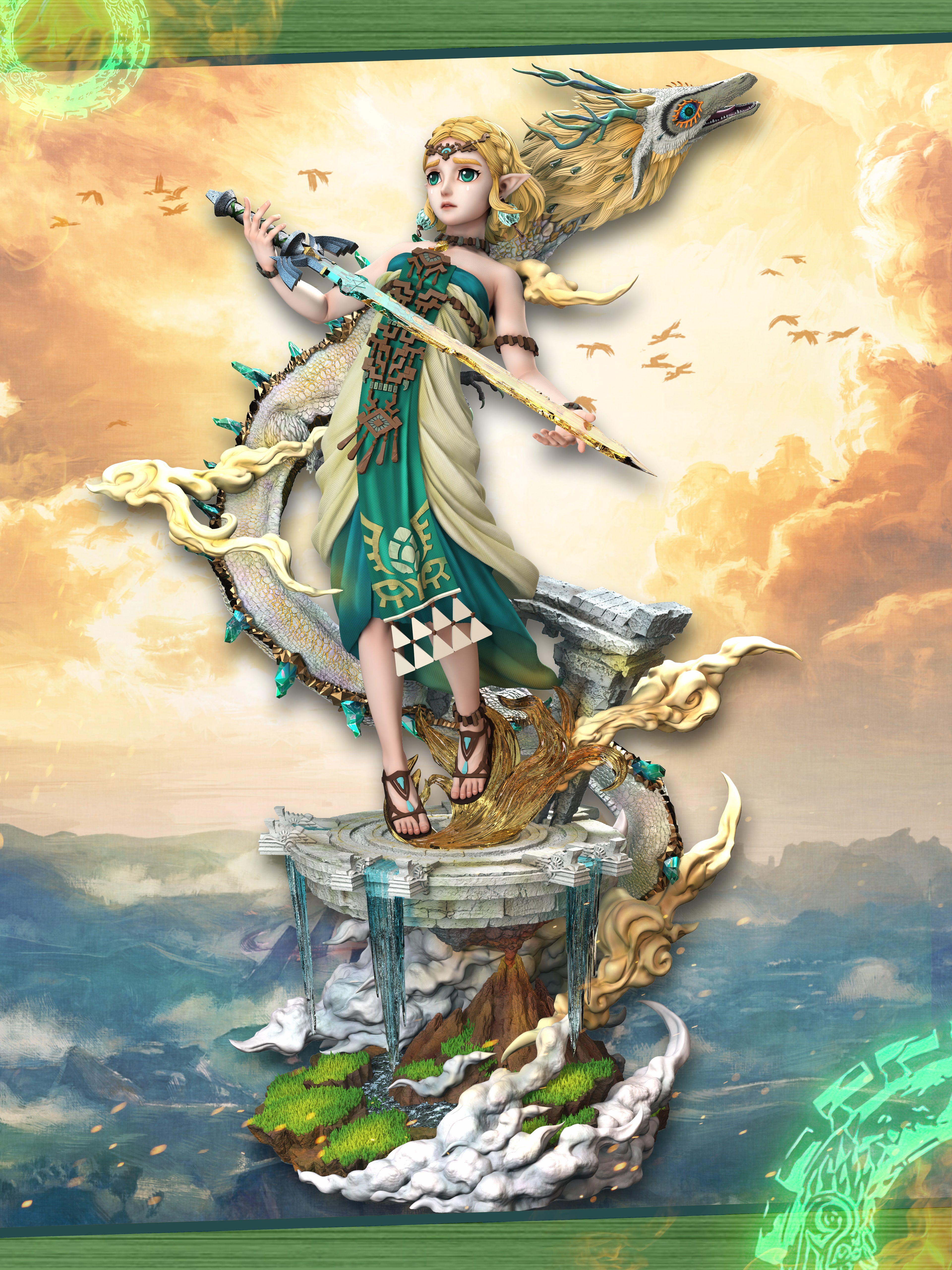 The Legend of Zelda Hero Belief Studio x Hunter Fan Studio