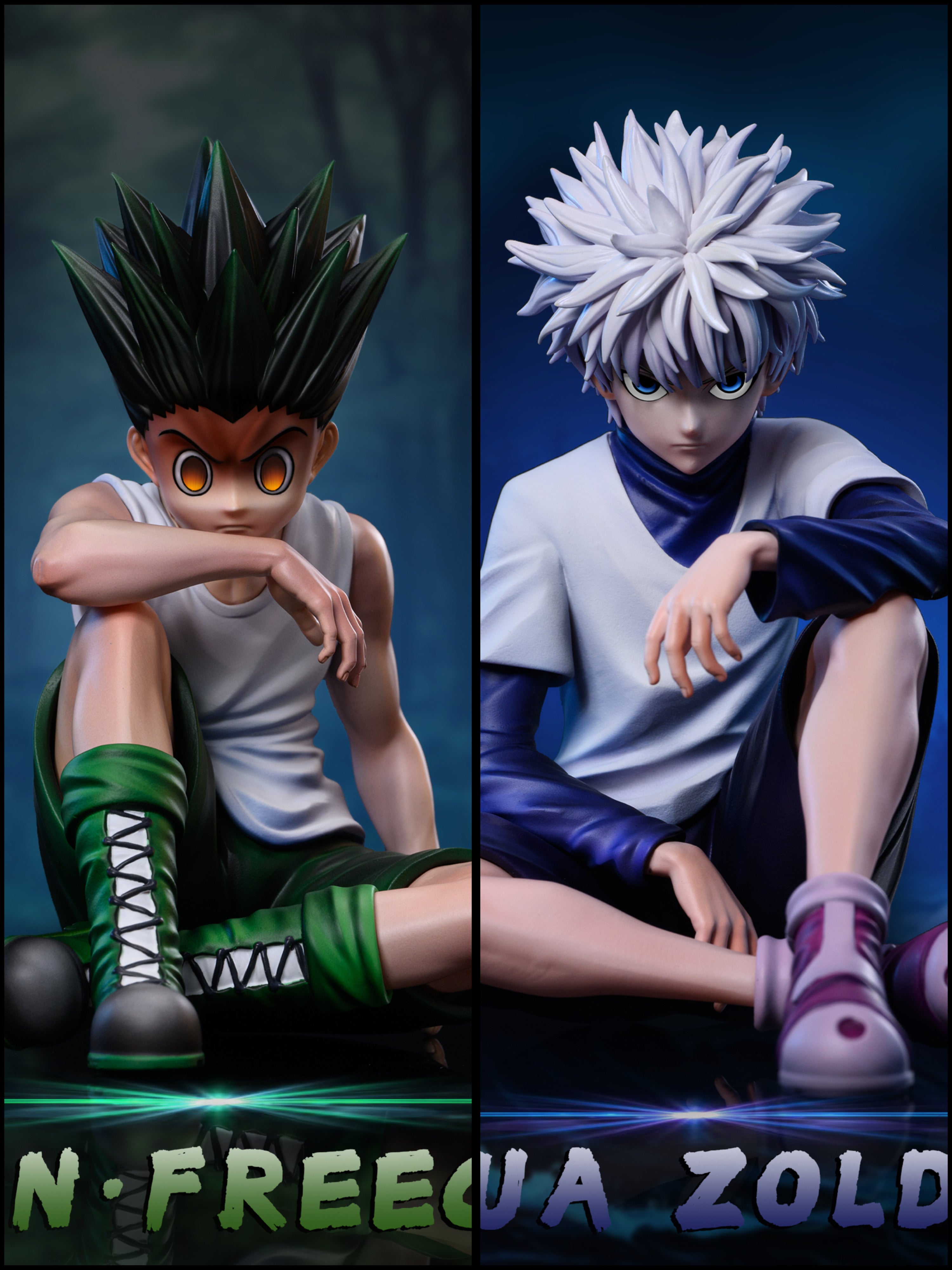 HUNTER x HUNTER PG Studio Seated Angry Gon Freecss x Killua