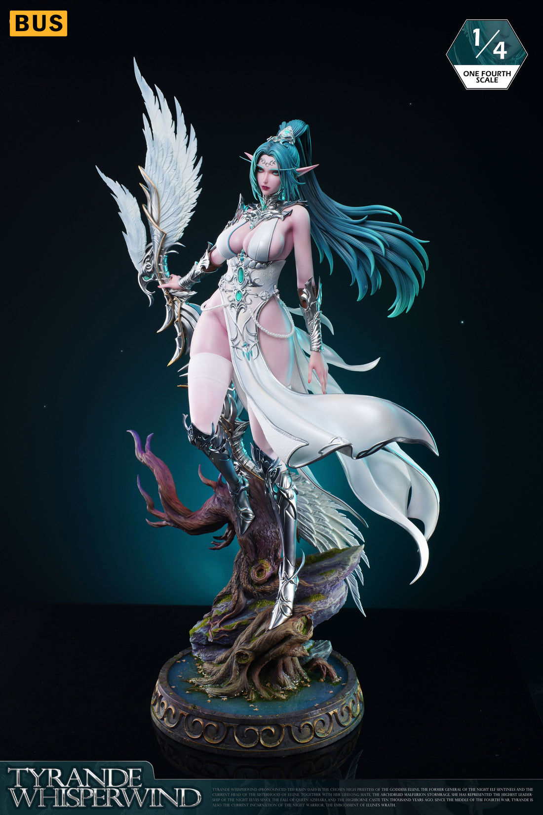 World of Warcraft BUS Studio Tyrande Whisperwind Resin Statue