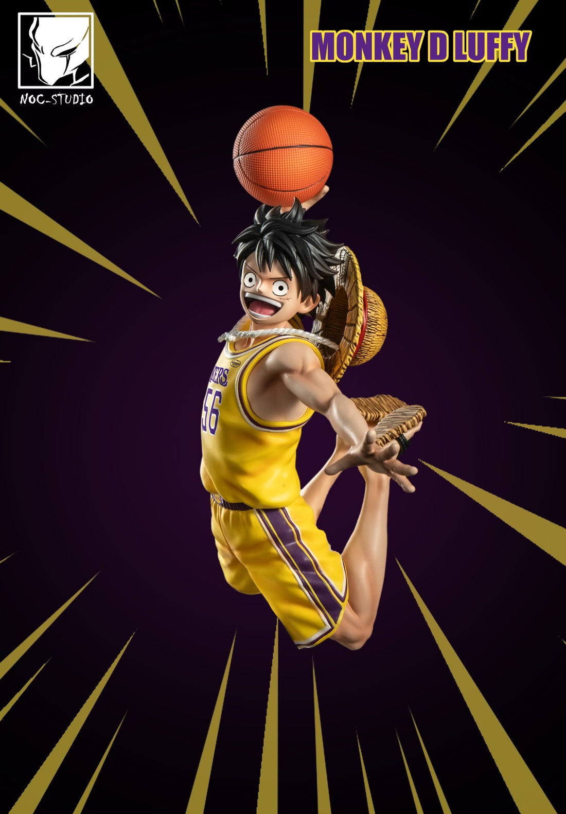 One Piece Noc Studio Luffy BasketBall Team Resin Statue