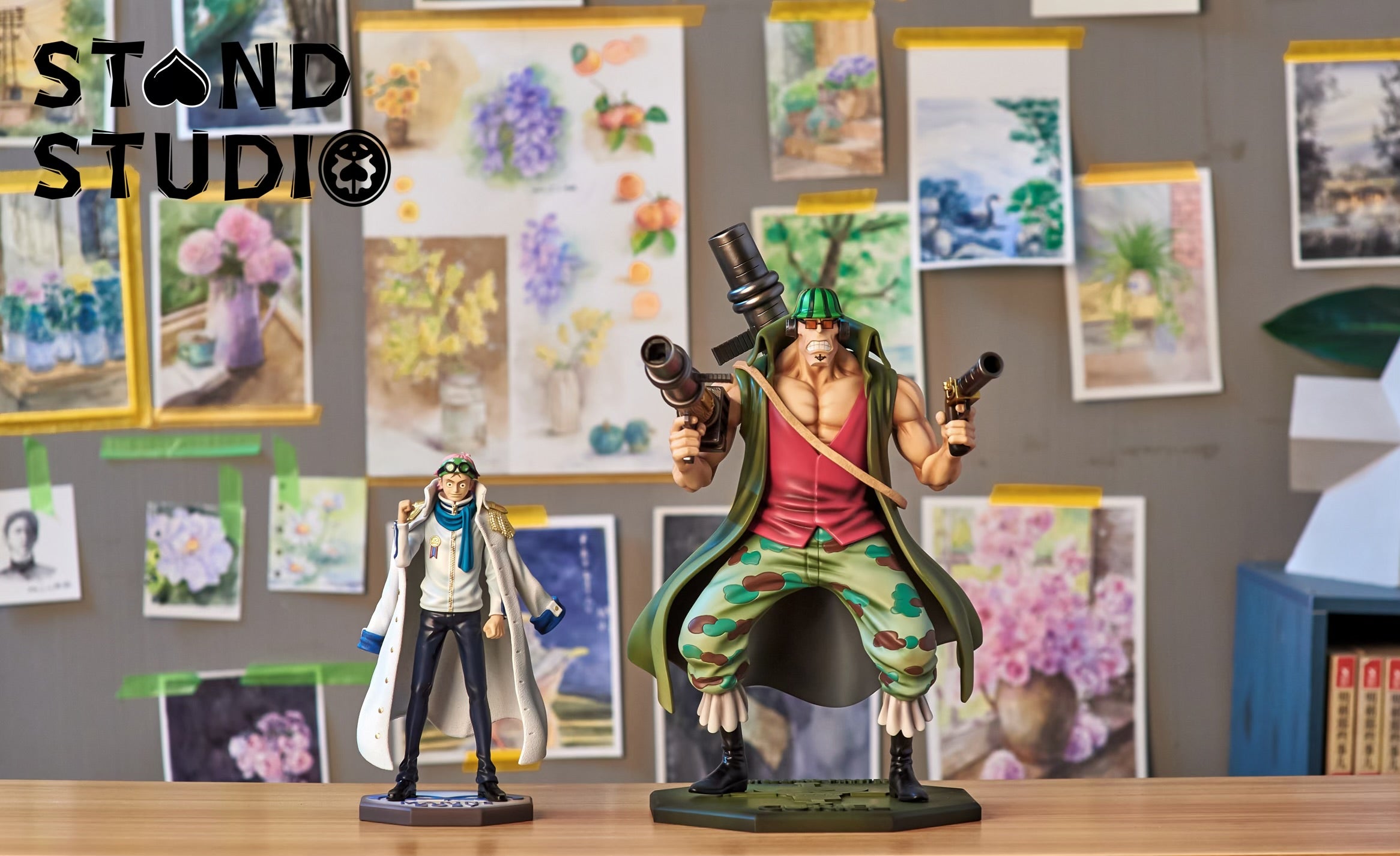 One Piece Stand Studio Curiel Whitebeard Pirates Series Resin