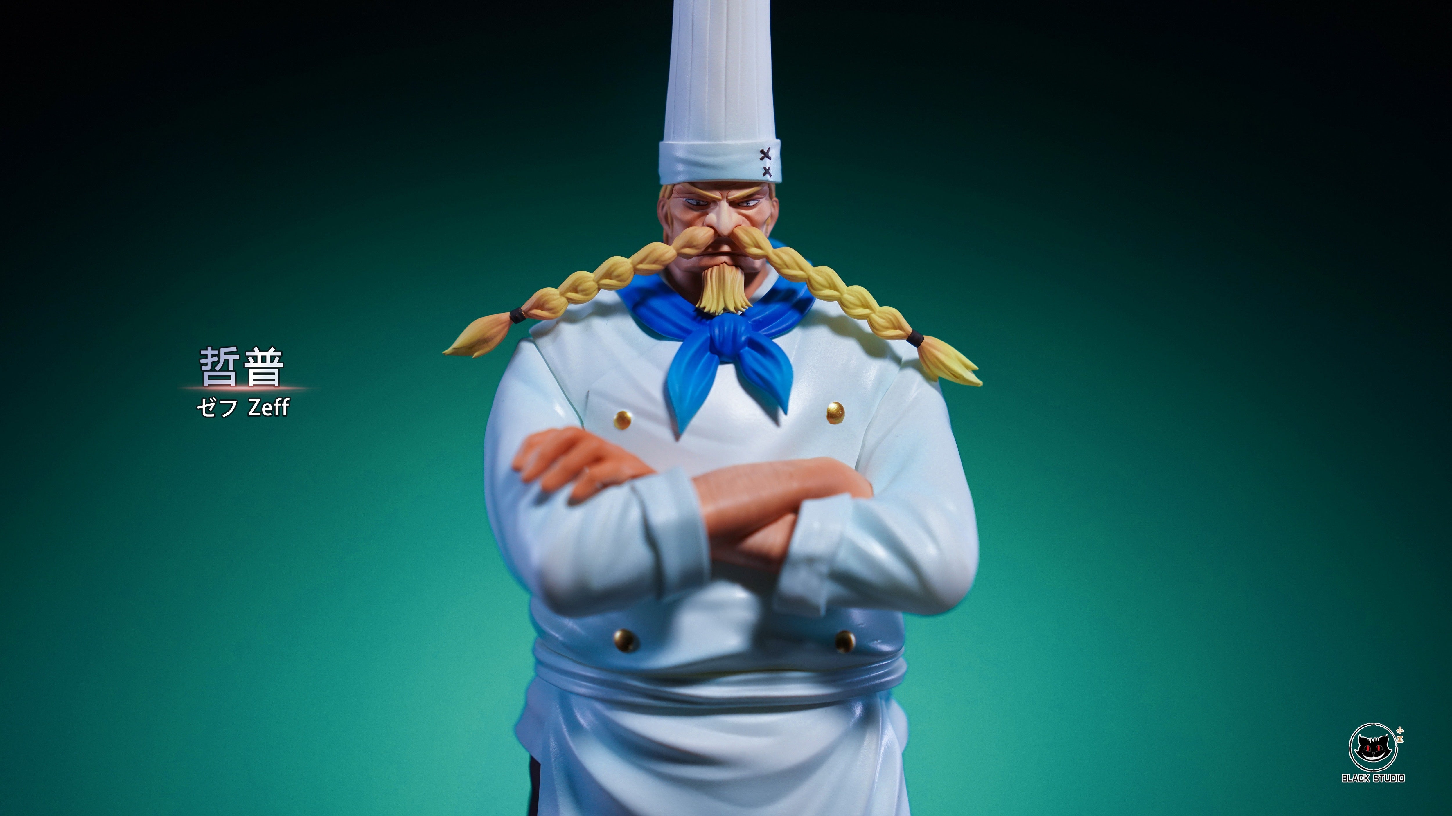 One Piece Black Studio Kuro x Zeff Resin Statue – ClubHouse Statues