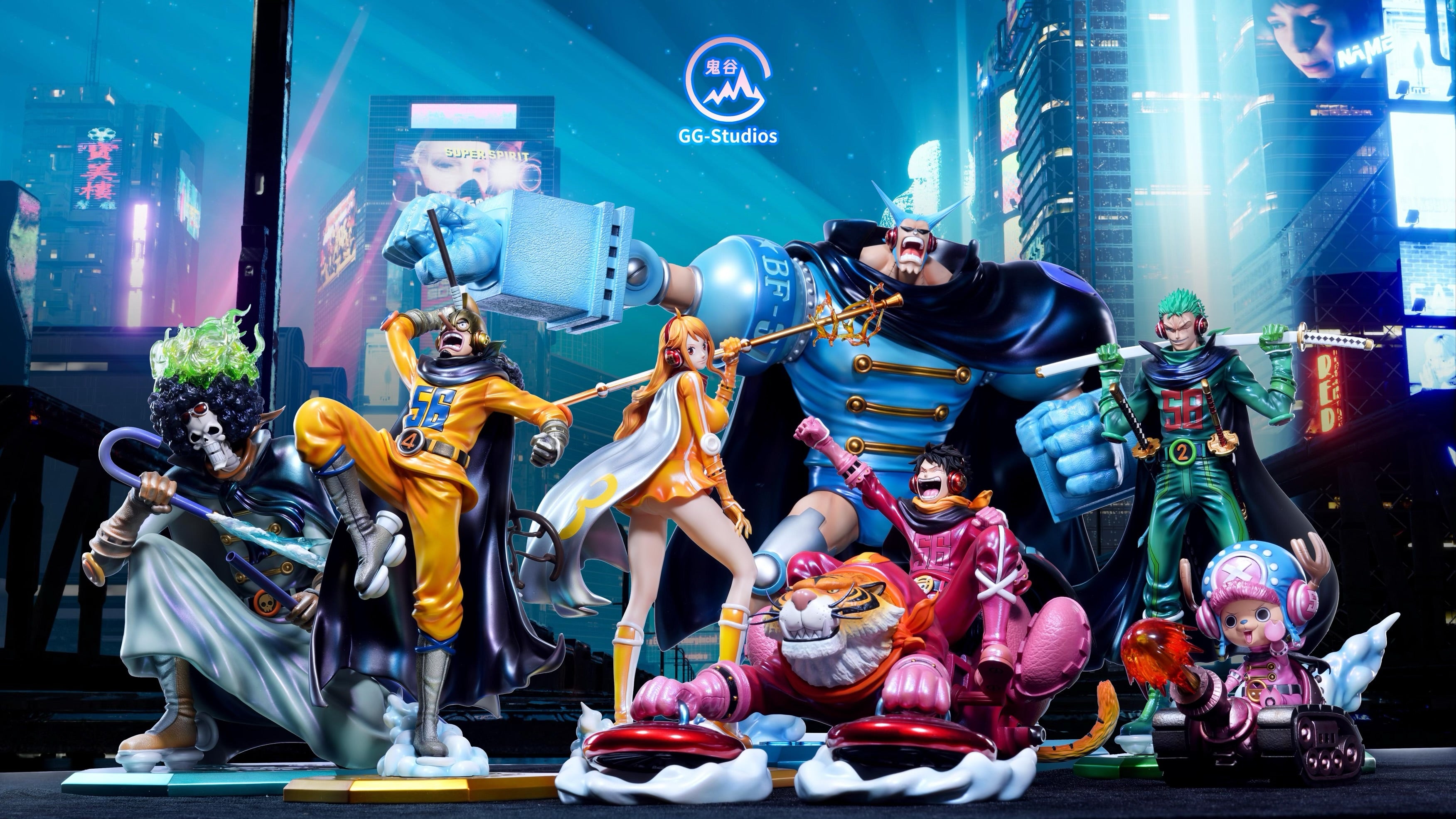 こいGGーStudioフランキー One Piece GG Studio Franky Resin Statue – ClubHouse Statues