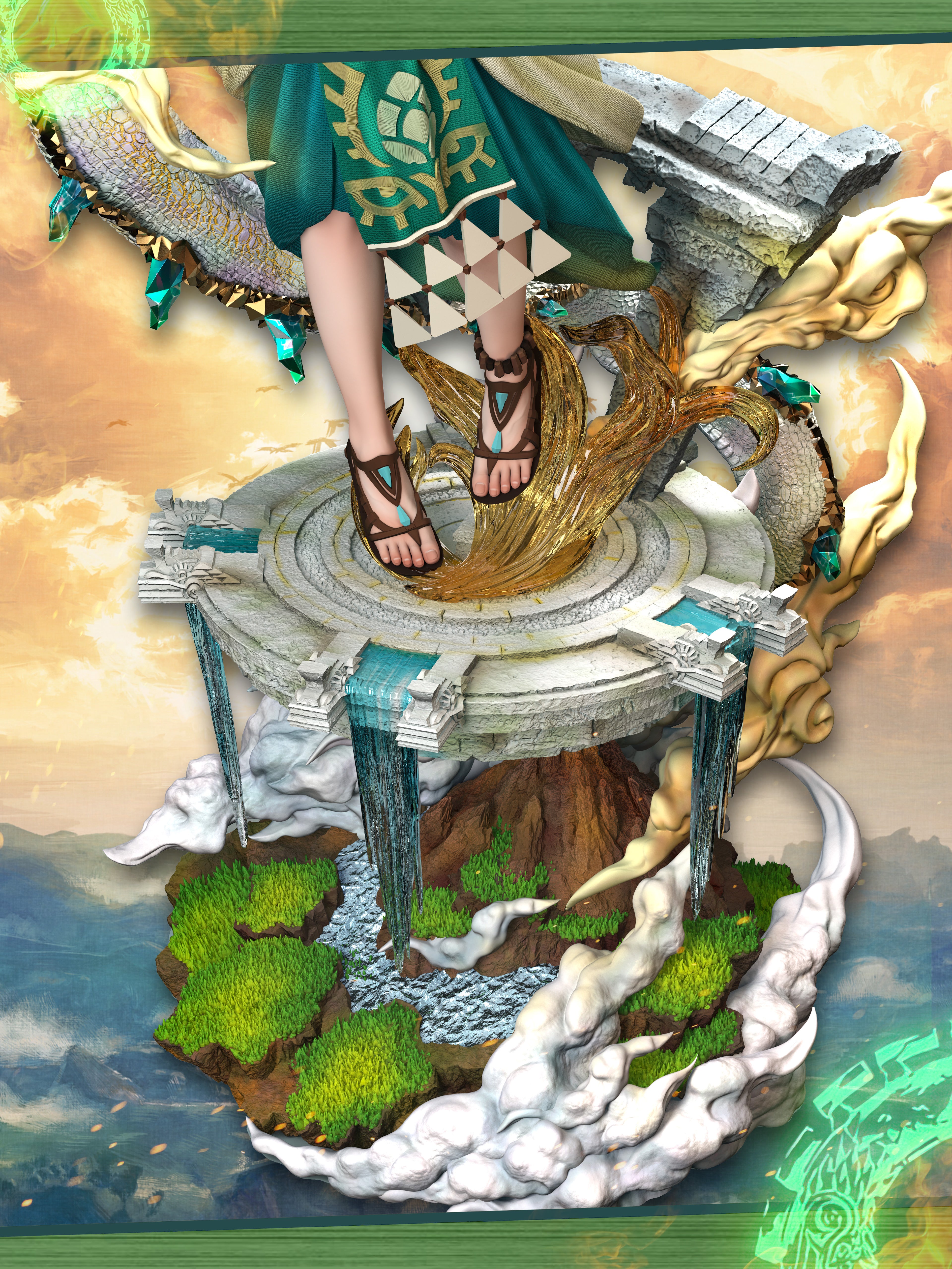 The Legend of Zelda Hero Belief Studio x Hunter Fan Studio