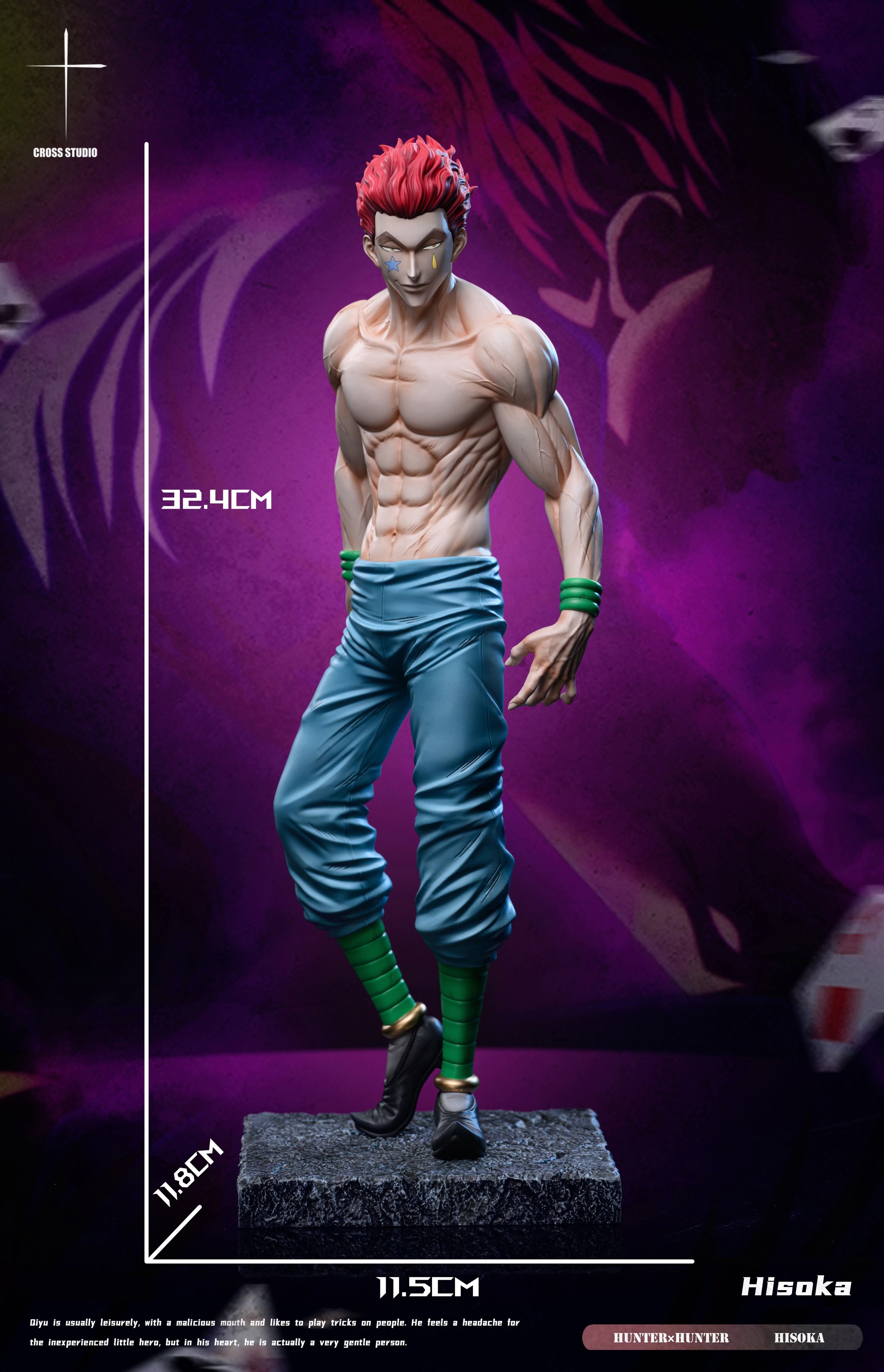 Hunter x Hunter Cross Studio Hisoka – ClubHouse Statues
