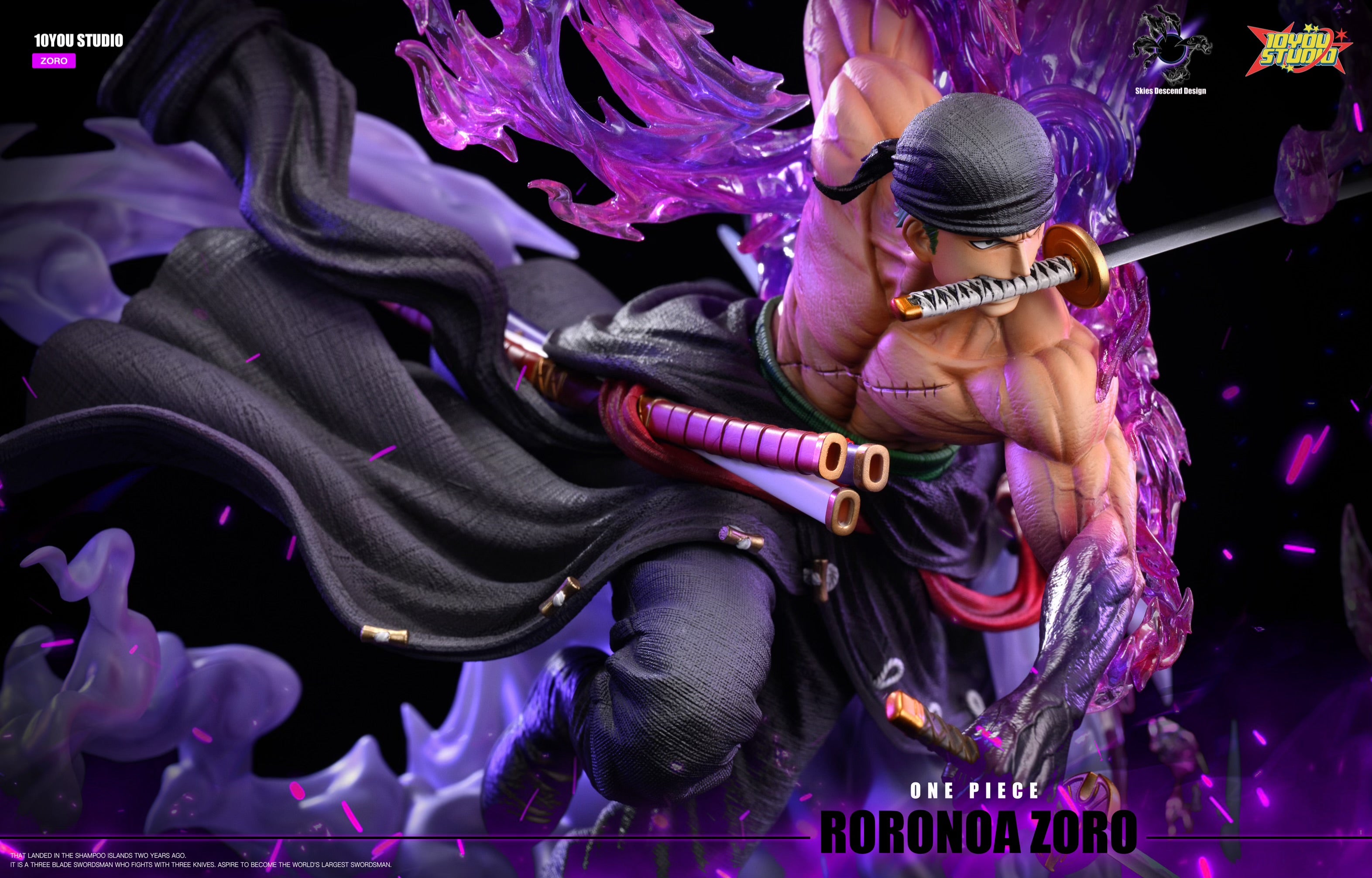 One Piece Skies Descend x 10YOU Studio Zoro – ClubHouse Statues