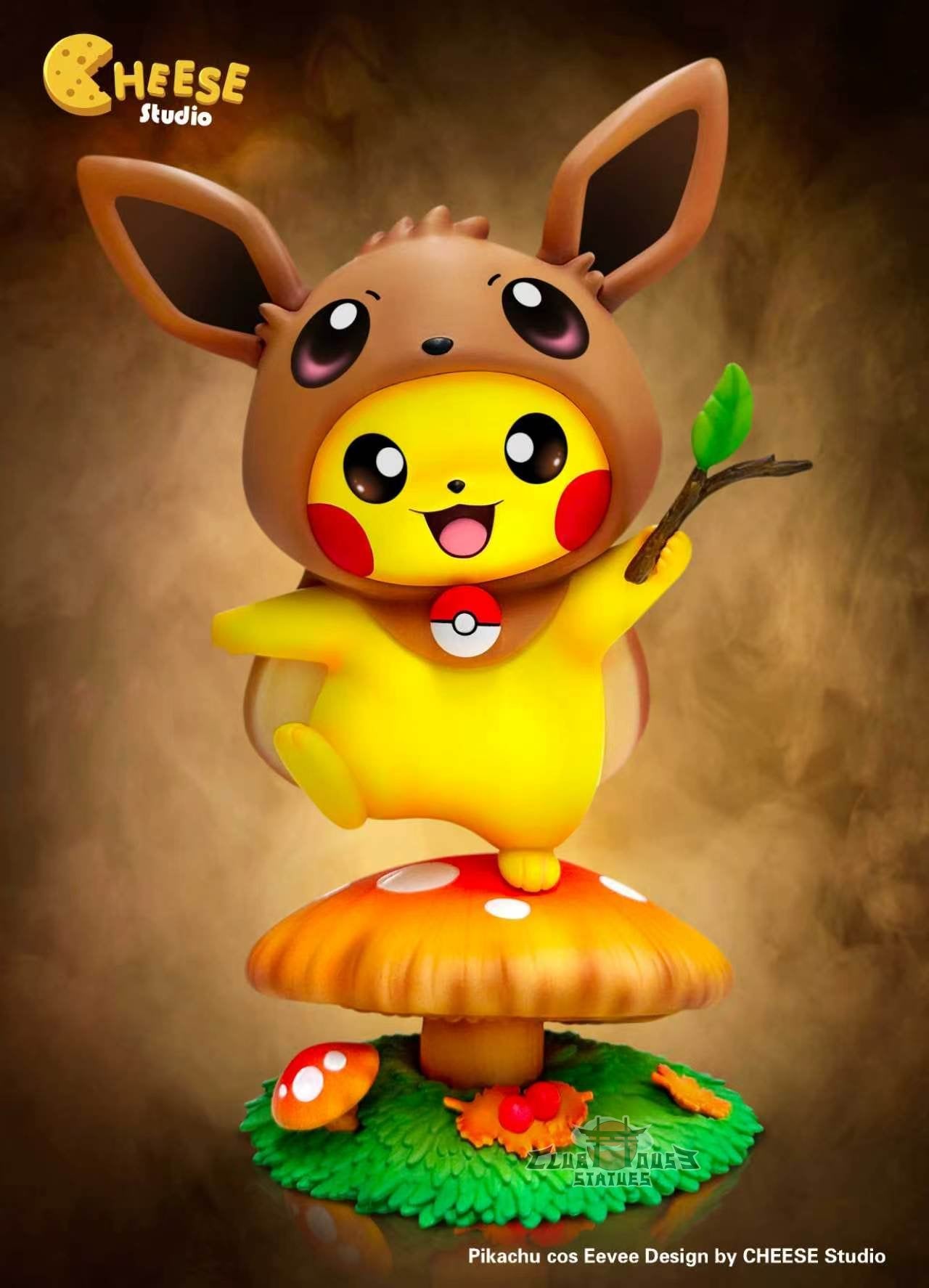 Pokemon CHEESE Studio Pikachu Evee – ClubHouse Statues