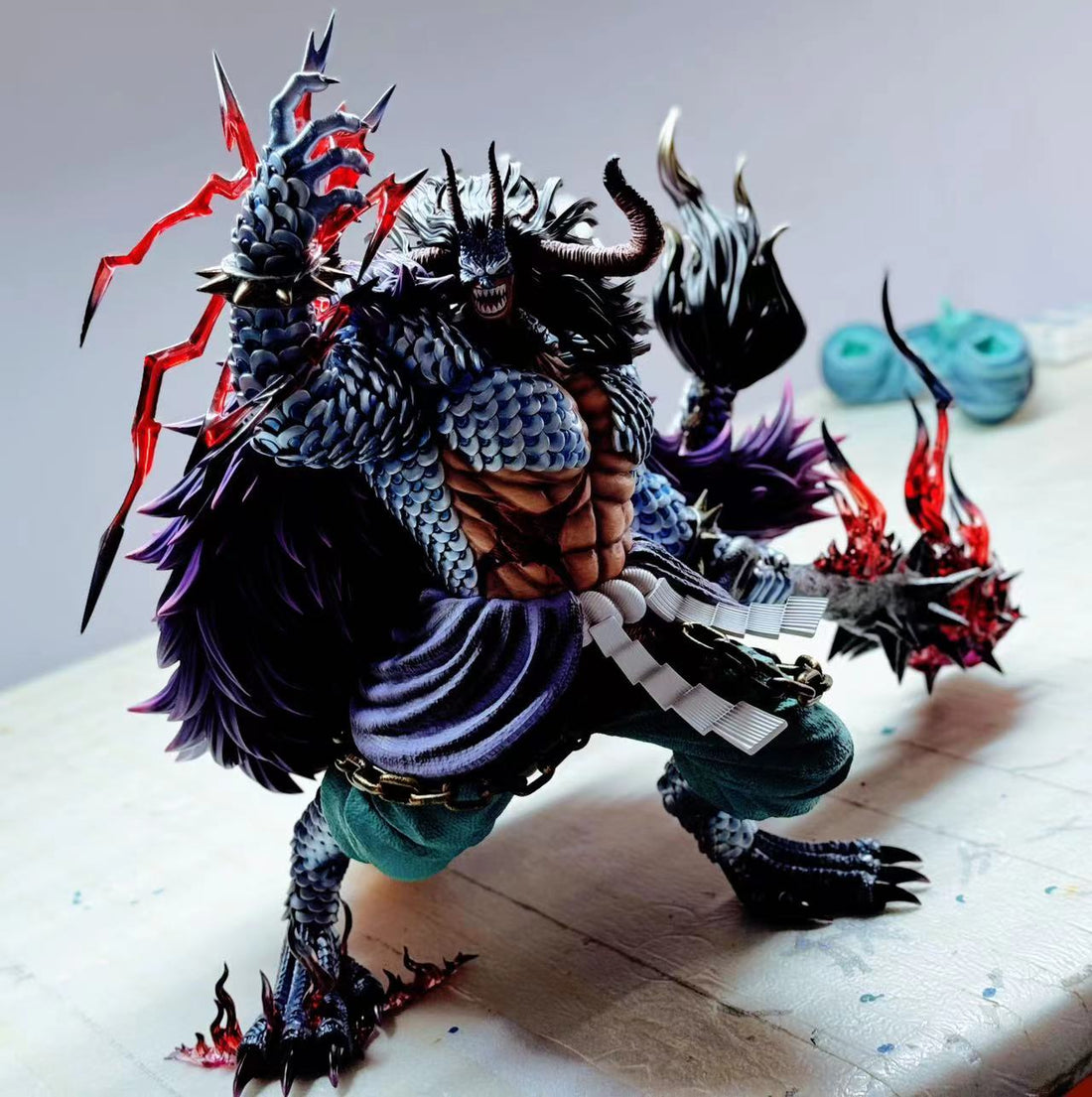 One Piece Ferrari Studio Hybrid Kaido Resin Statue