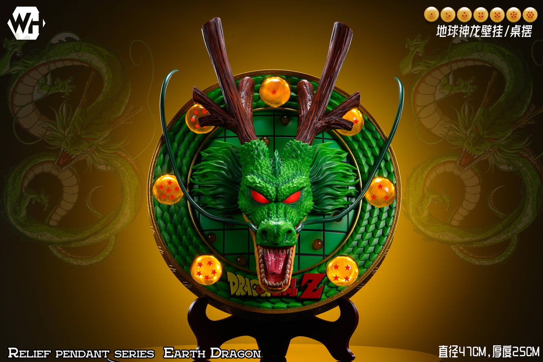 Dragon Ball WH Studio Earth Shenron Wall Mount Resin Statue