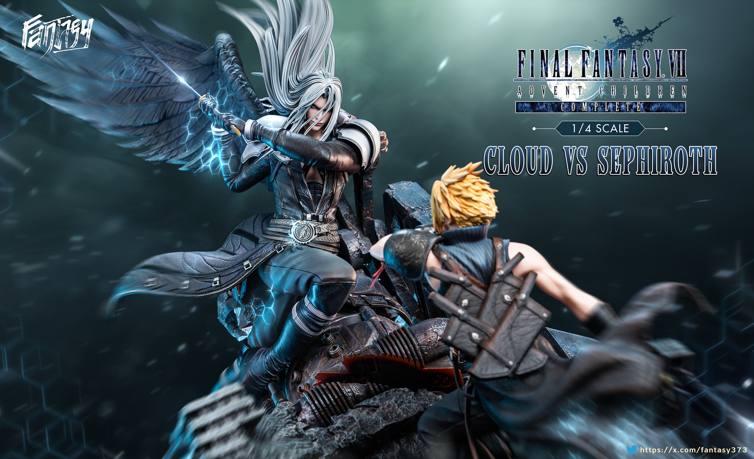 Final Fantasy Dragon x Fantasy Studio Sephiroth Vs Cloud Strife
