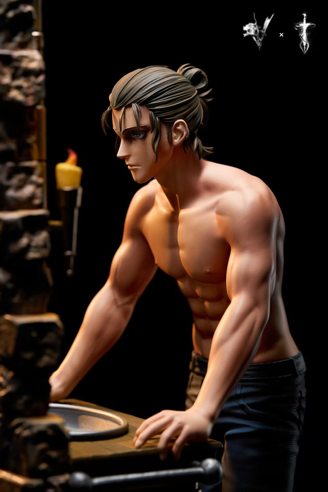 Attack On Titan Coordinate Studio x Damocles Studio Famous Scene Series Mirror Eren Resin Statue