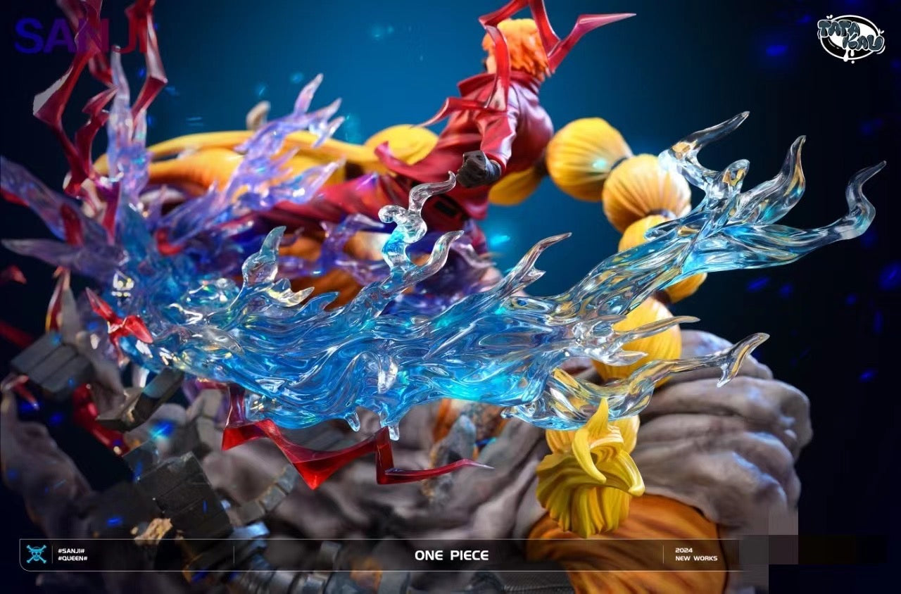 One Piece Tatakau Studio Sanji Vs Queen Resin Statue – ClubHouse