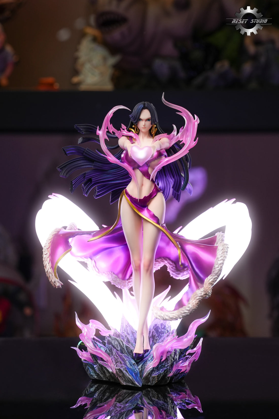 One Piece Reset Studio Boa Hancock Heart Resin Statue