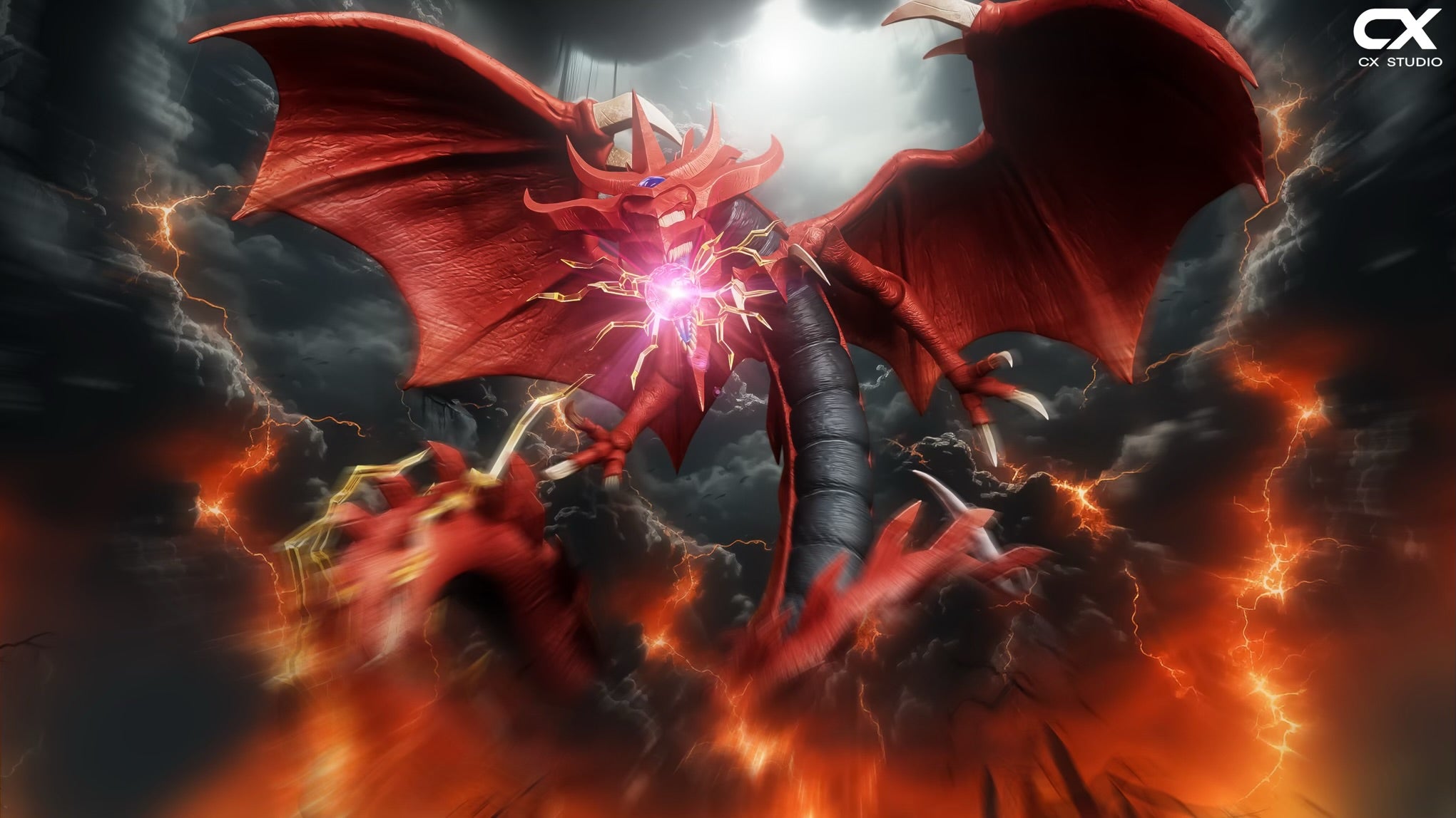 Yu Gi Oh CX Studio Sky Dragon – ClubHouse Statues