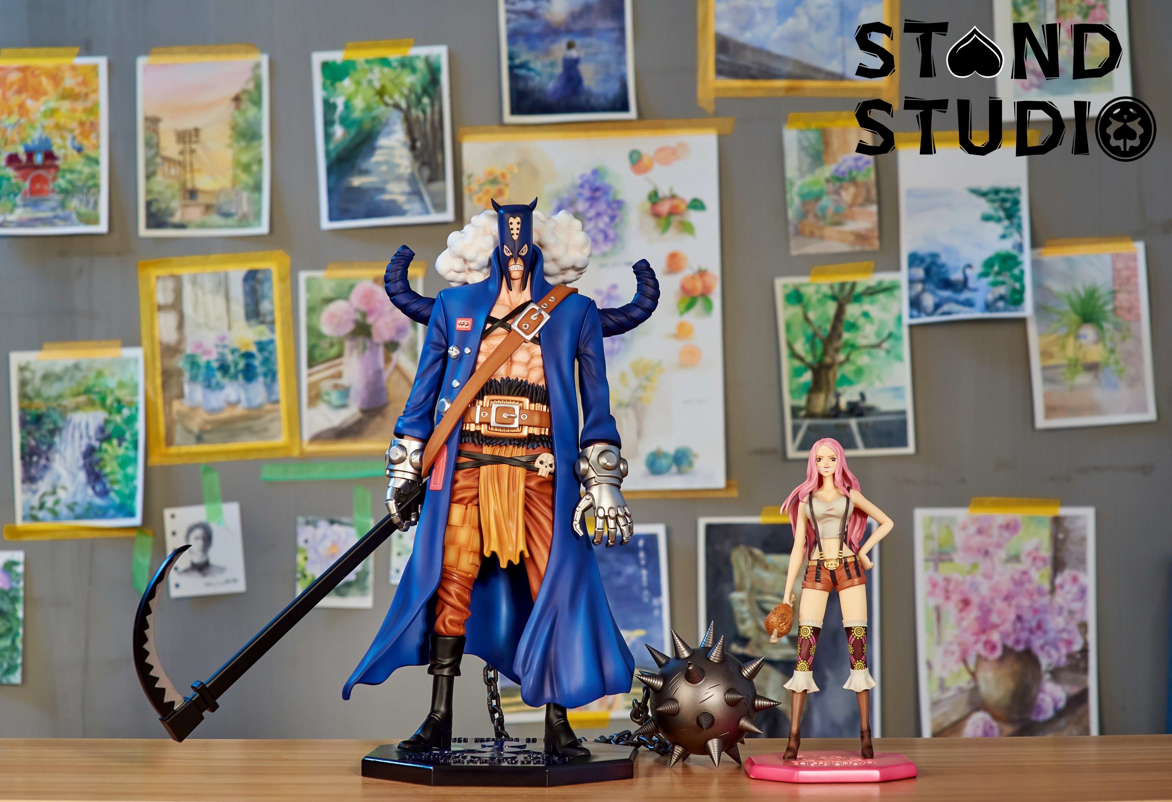 One Piece Stand Studio Hanafuda Resin Statue – ClubHouse Statues