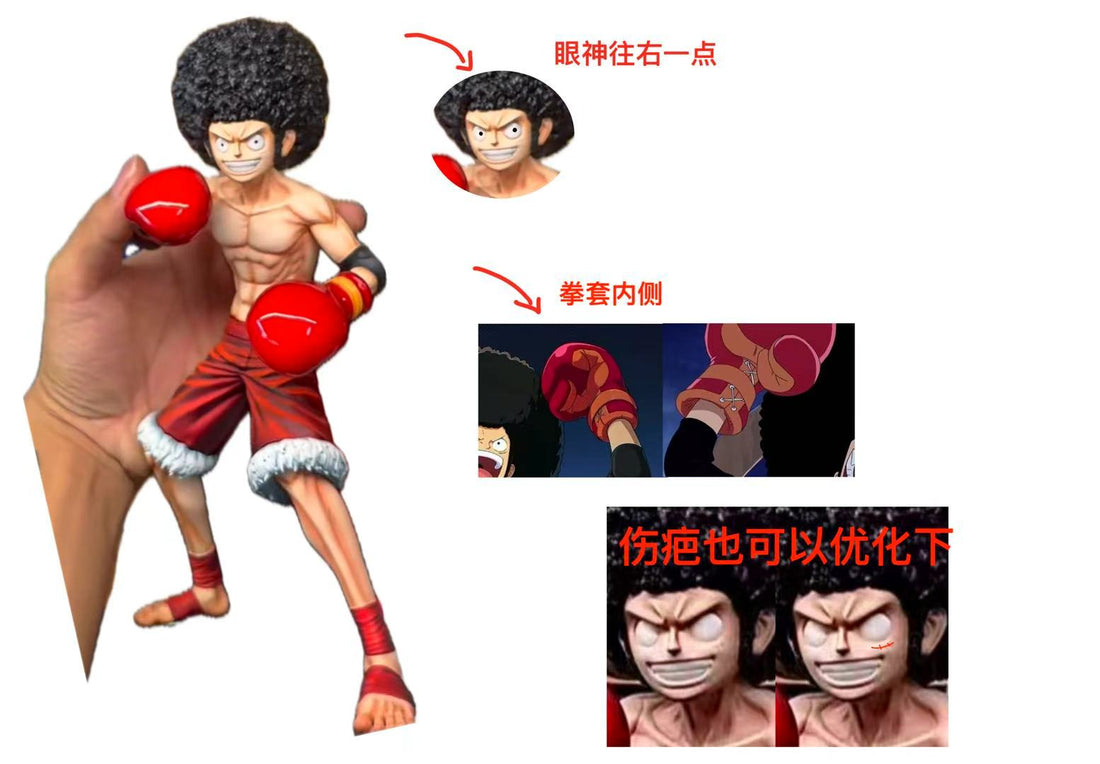One Piece Ghost Studio Afro Luffy Resin Statue
