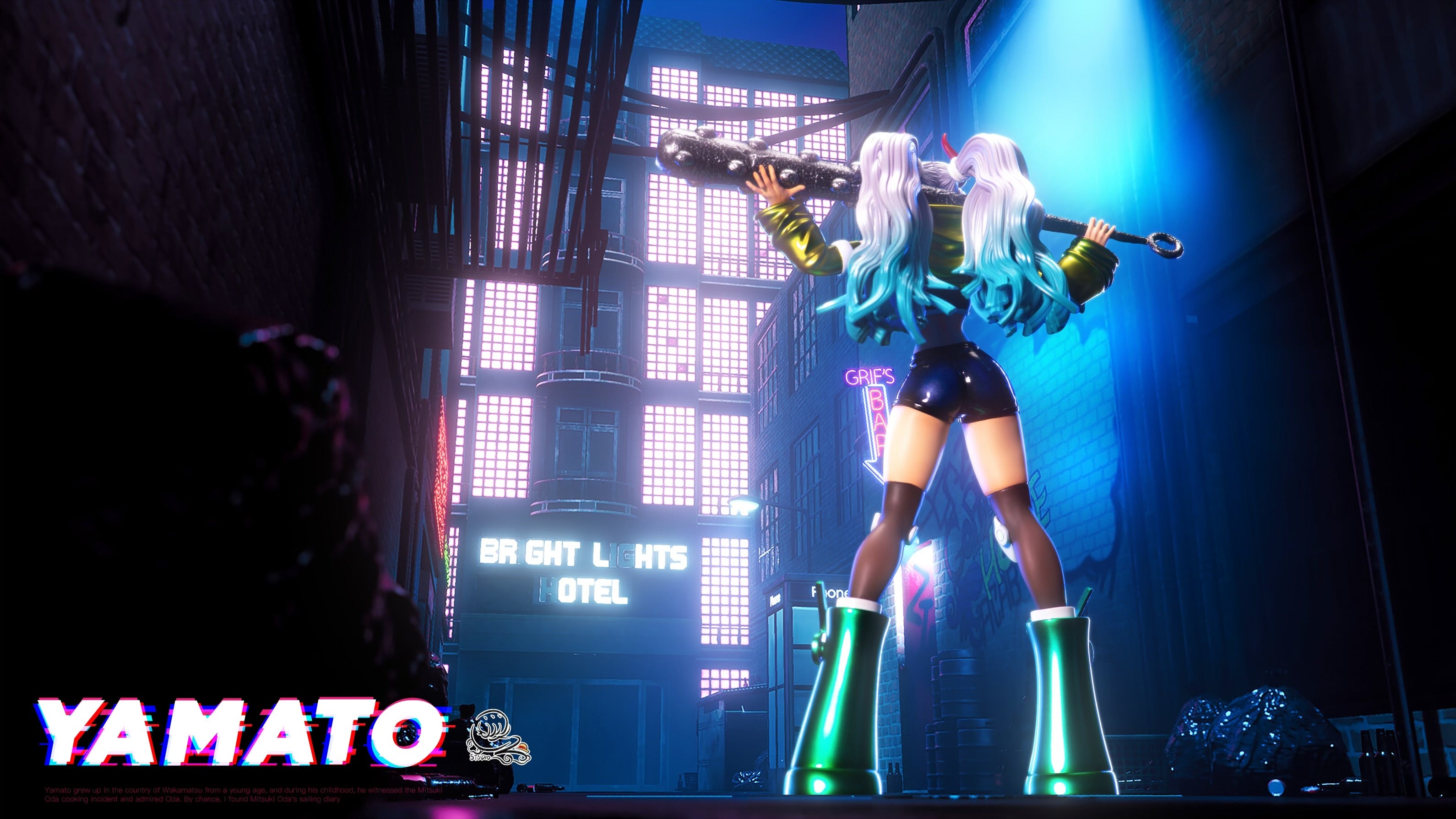 One Piece RZ Studio Yamato Resin Statue – ClubHouse Statues