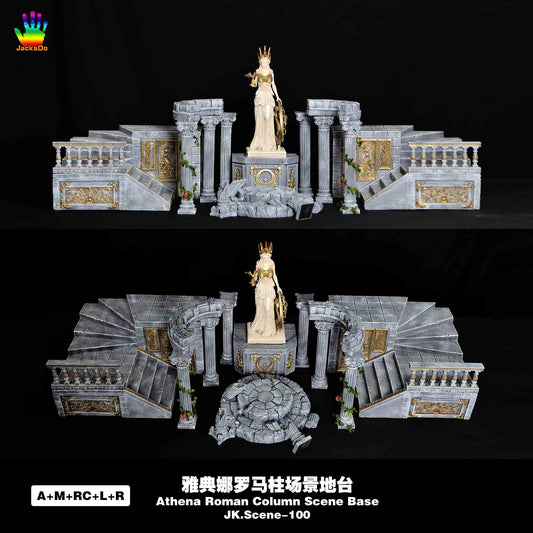 Saint Seiya JacksDo Studio Athena Roman Column Scene Base Resin Statue [PRE-ORDER]