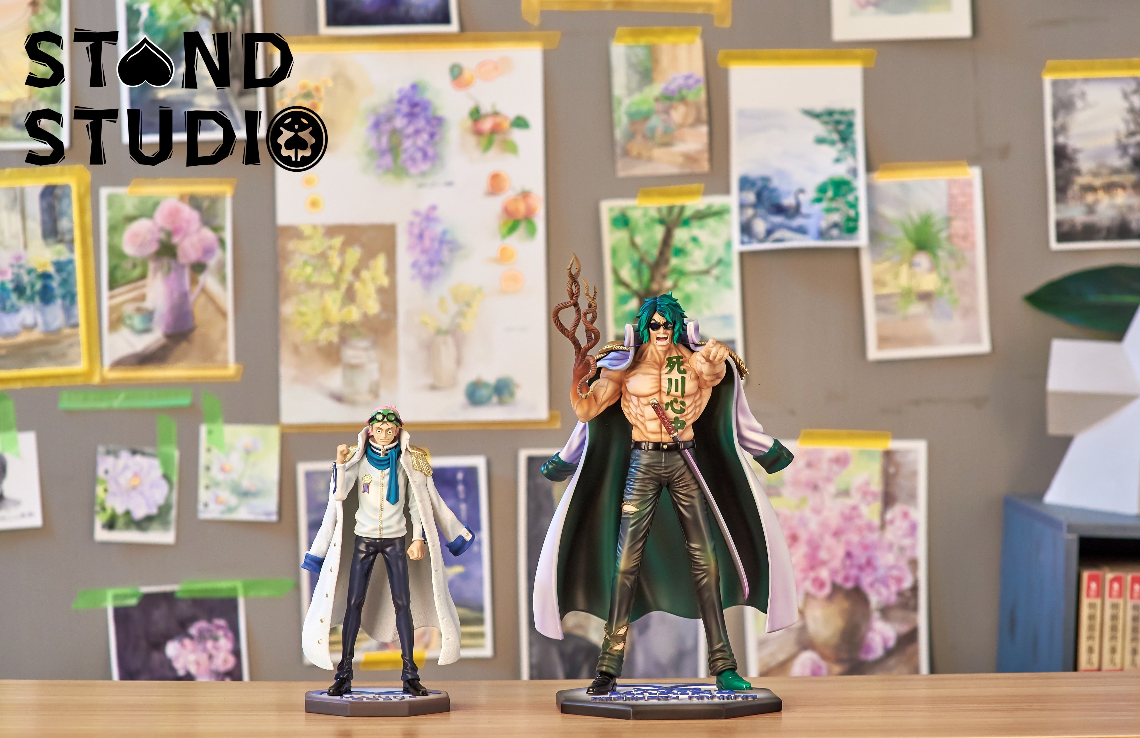 One Piece Stand Studio Aramaki Navy Series Resin Statue