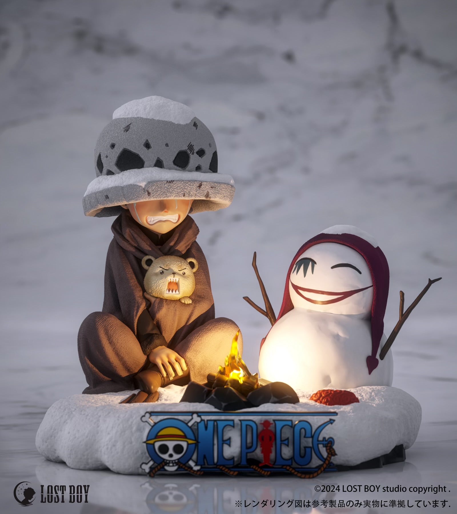 ラブリースノーファンタジーワンピース One Piece Lost Boy Studio Childhood Trafalgar D Water Law