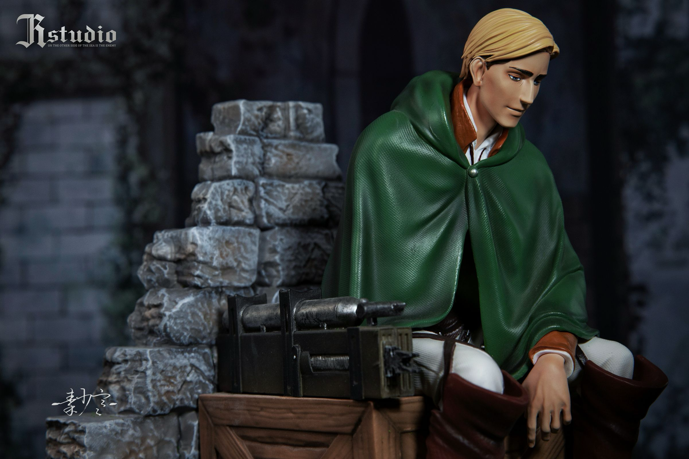 Attack on Titan JR Studio Erwin x Levi Resin Statue – ClubHouse Statues