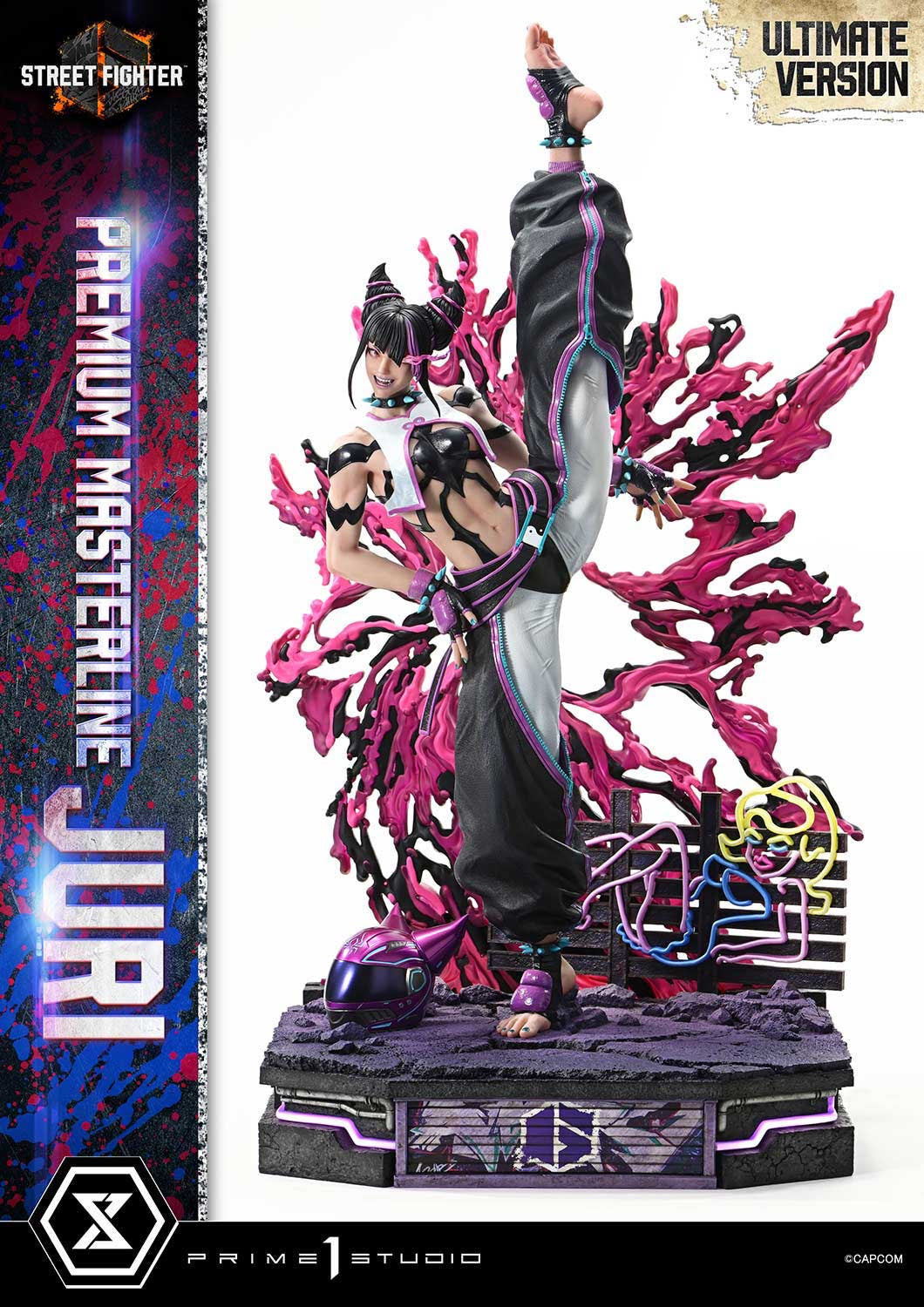 EMMETI × DESIGNWORKS JURI Street Fighter VI - Juri (Regular) 1/4 Scale Statue - Spec