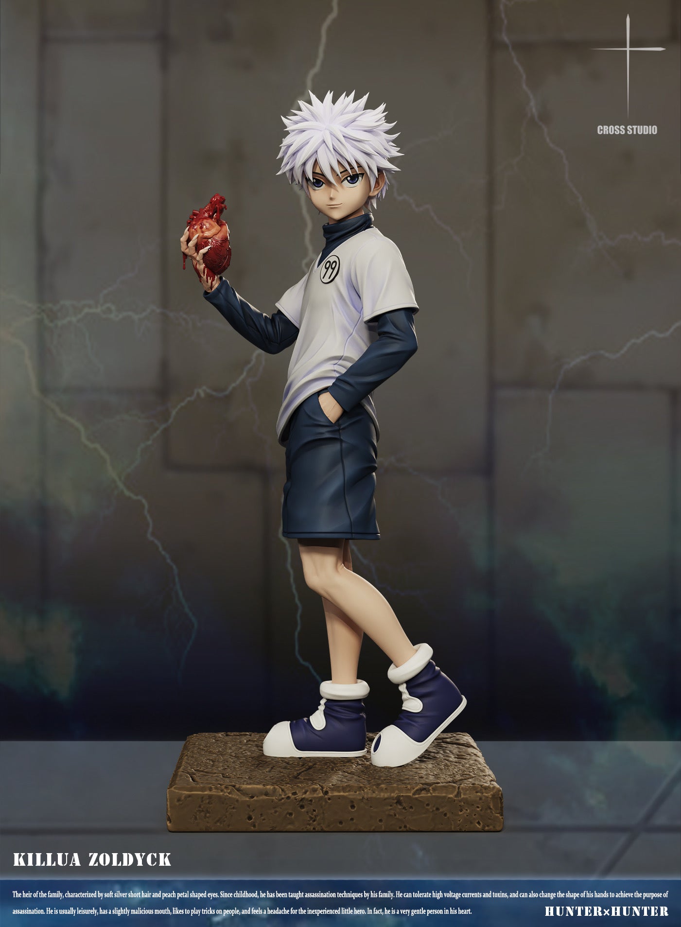 Hunter Cross Hunter x Hunter Cross Studio Killua Zoldick – ClubHouse Statues