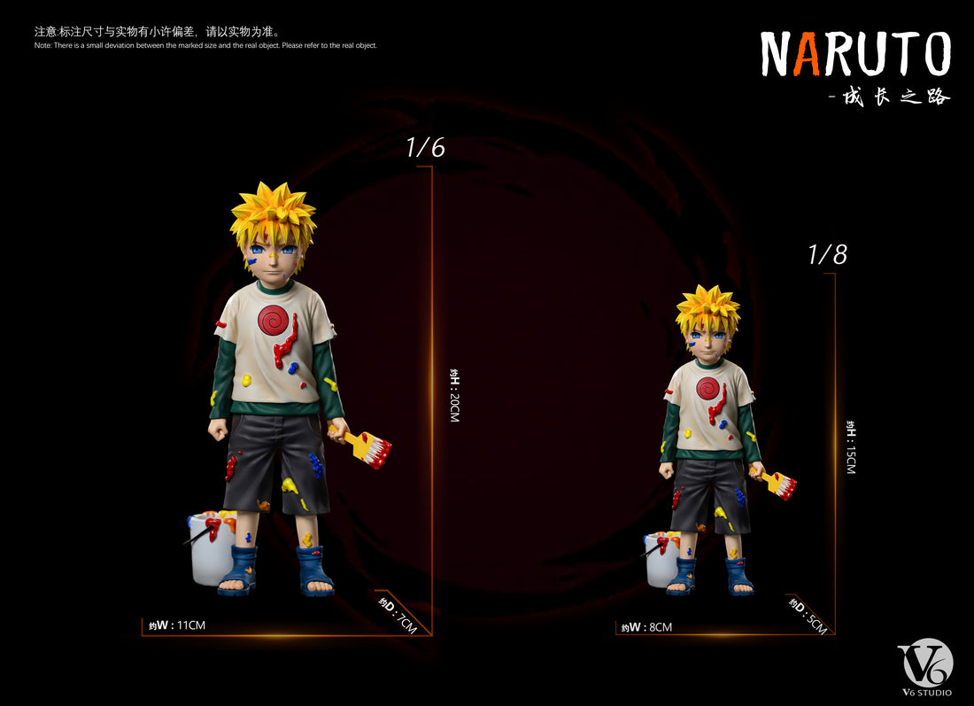 Naruto V6 Studio Naruto Road to Growth Resonance Series Naruto & Sasuke Vol. 01 Resin Statue