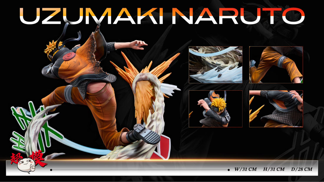 Naruto Supermodel Studio Naruto Kick Resin Statue