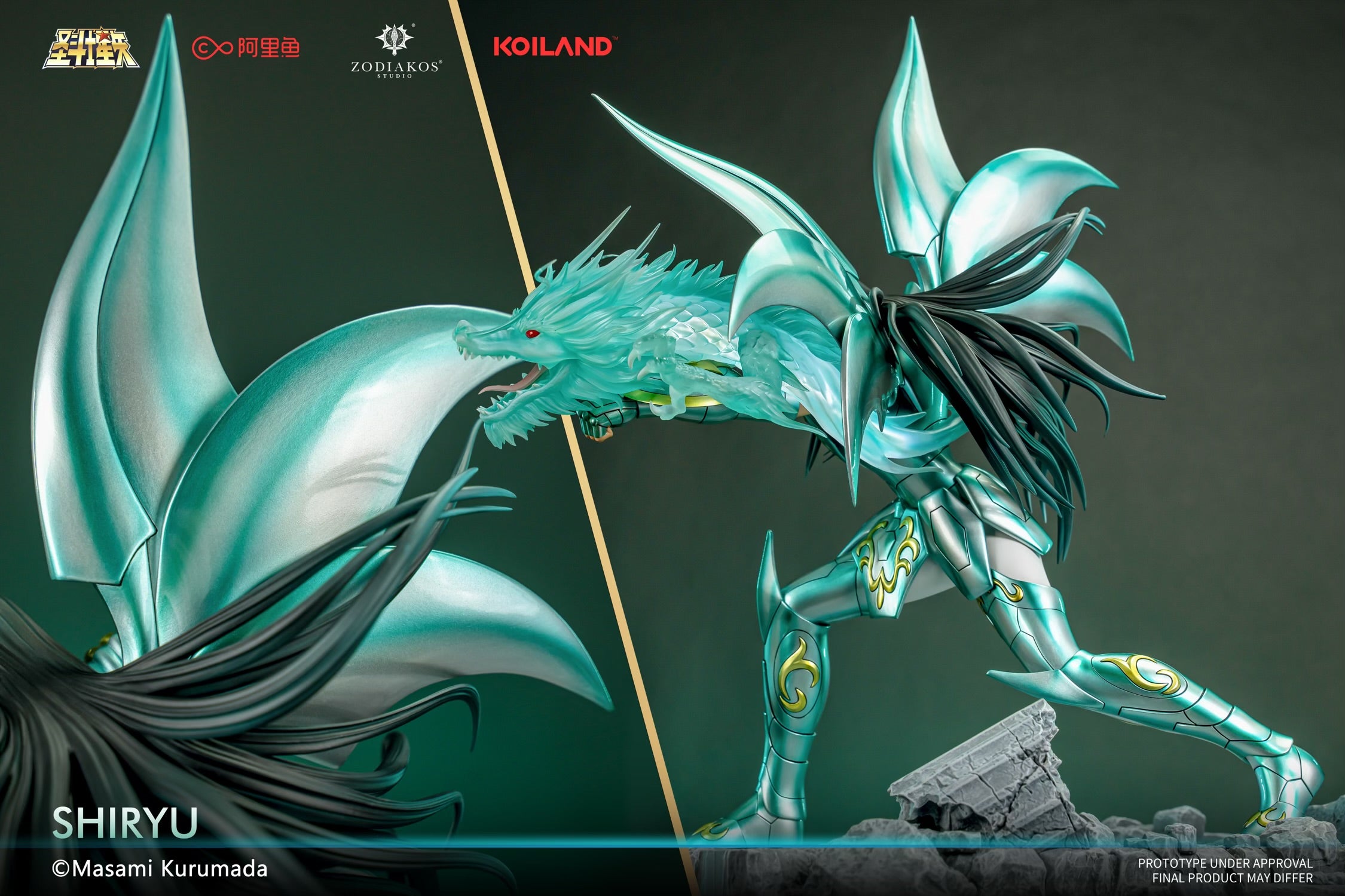Saint Seiya Zodiakos Studio Shiryu Licensed – ClubHouse Statues