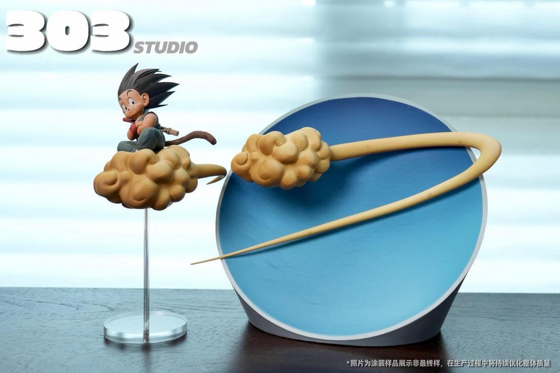 Dragon Ball 303 Studio Kid Goku Riding Flying Nimbus