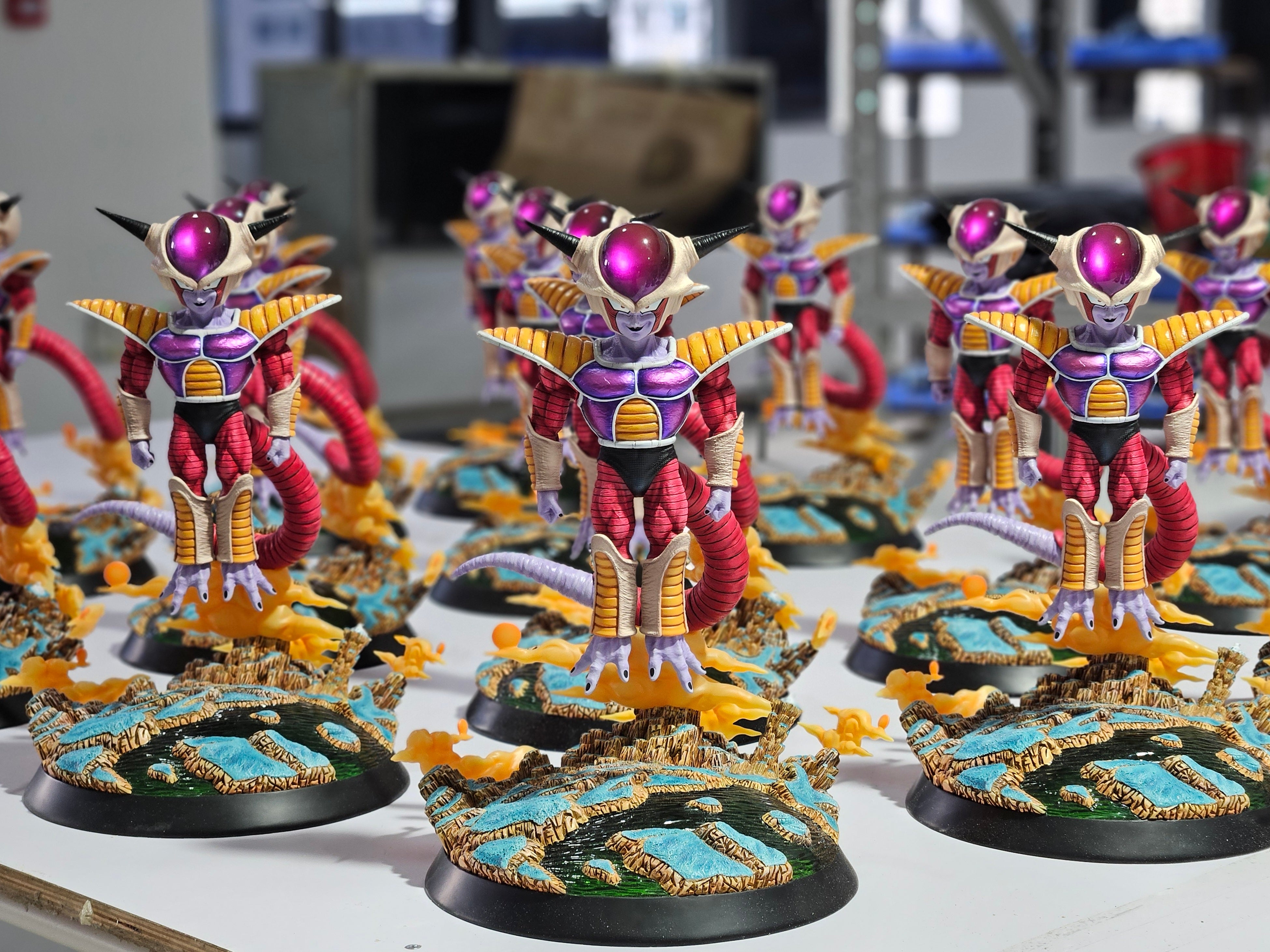 ブッシュスタジアム　ミニチュア フィギュア Dragon Ball ShowTime Studio Freeza 1st Form Resin Statue