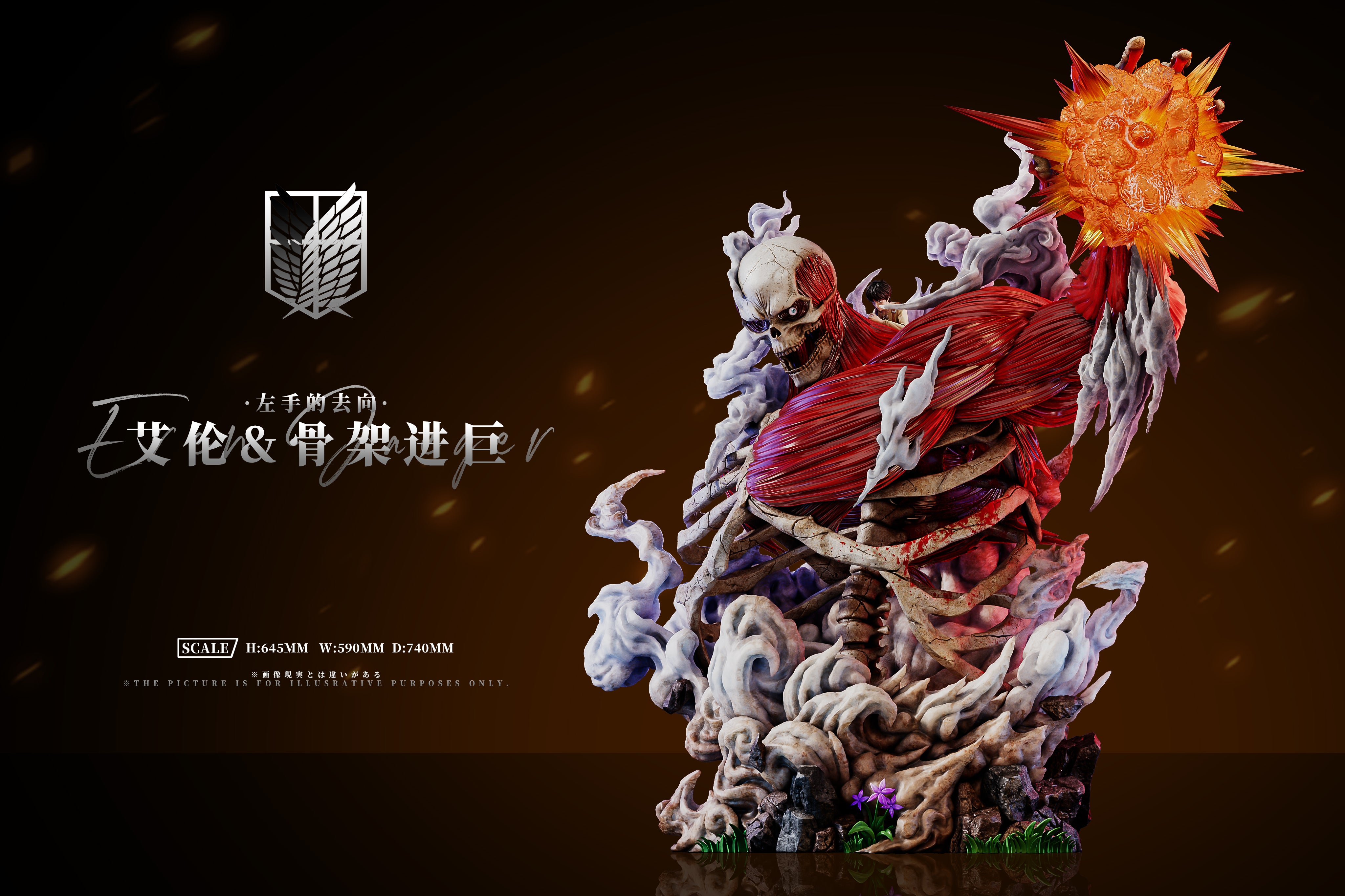 Attack on Titan AZ Studio The Left Hands Fate Eren x Titan