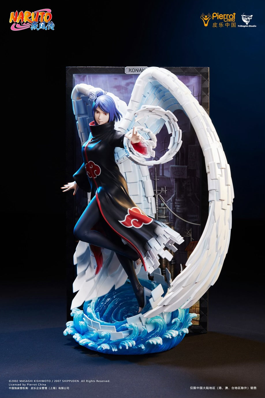 Naruto TriEagles Studio Pain x Konan Licensed Resin Statue