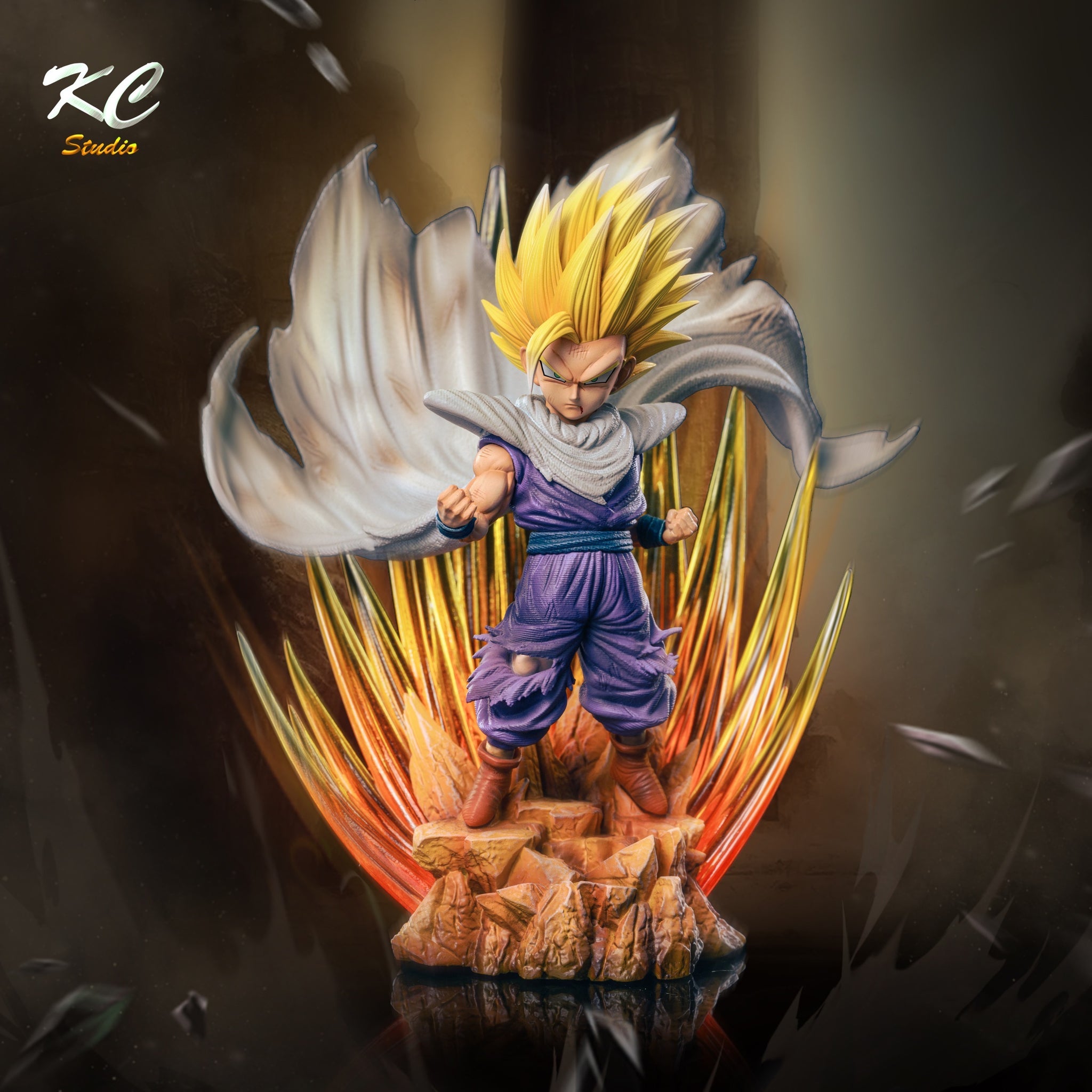 1/6 & 1/4 Scale Super Saiyan 4 Gogeta with LED - Dragon Ball Resin Statue -  ArmyAnt Studio [In Stock]