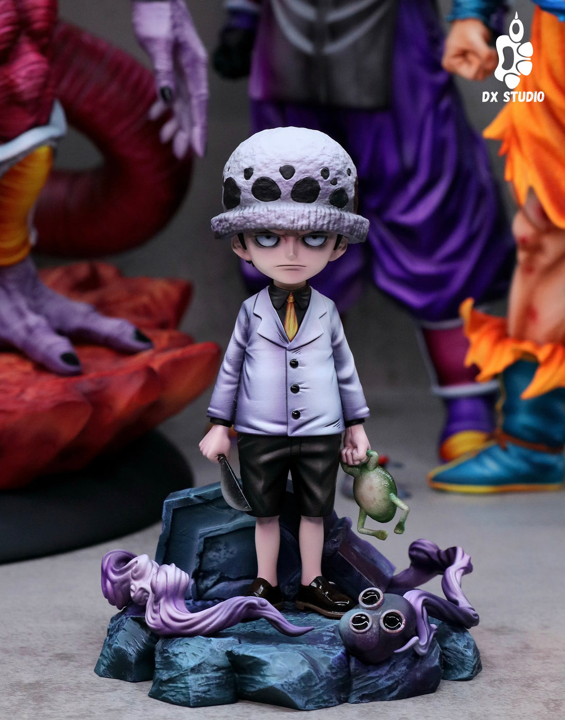 One Piece DX Studio Childhood Buggy x Law x Blackbeard Resin Statue