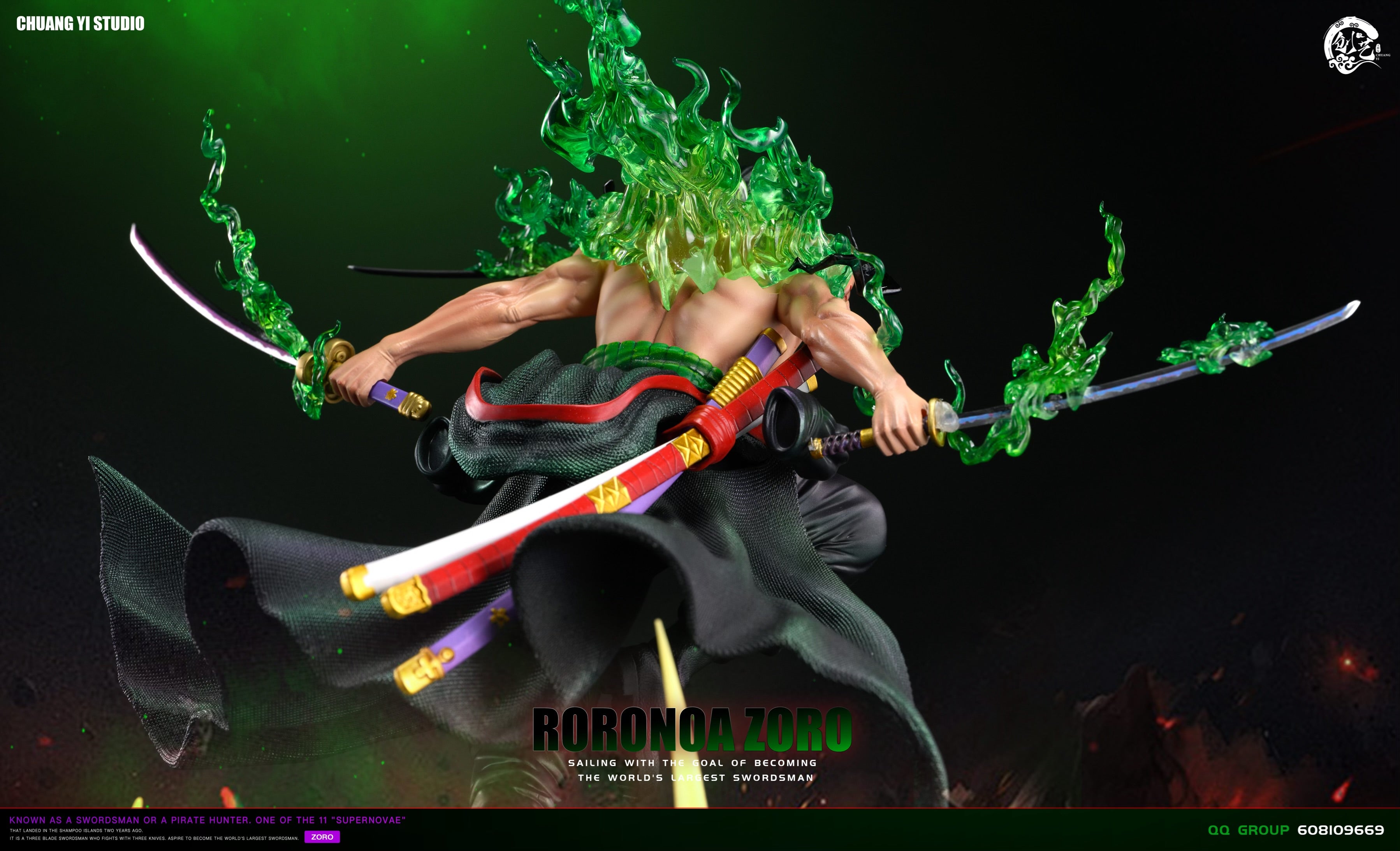 One Piece ChuangYi Studio Zoro Purgatory Demon Slash – ClubHouse