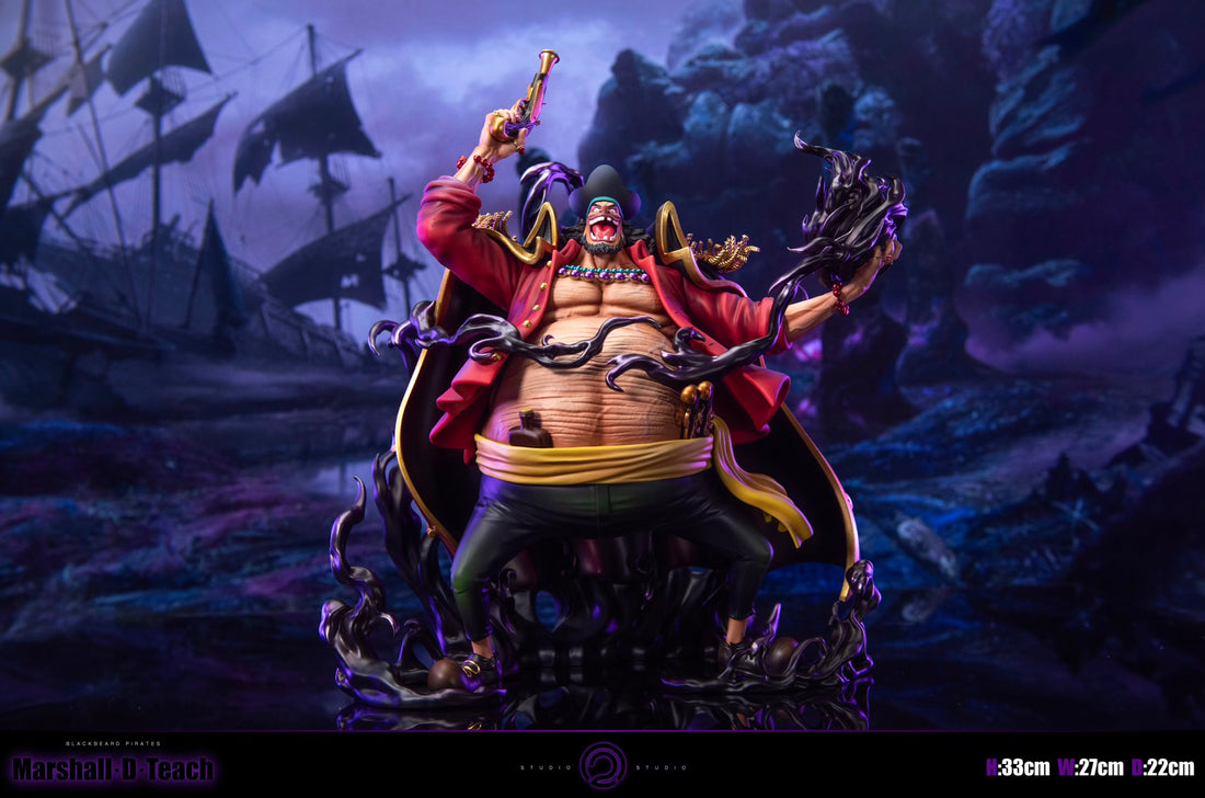 One Piece C2 Studio Blackbeard Marshall D Teach Resin Statue