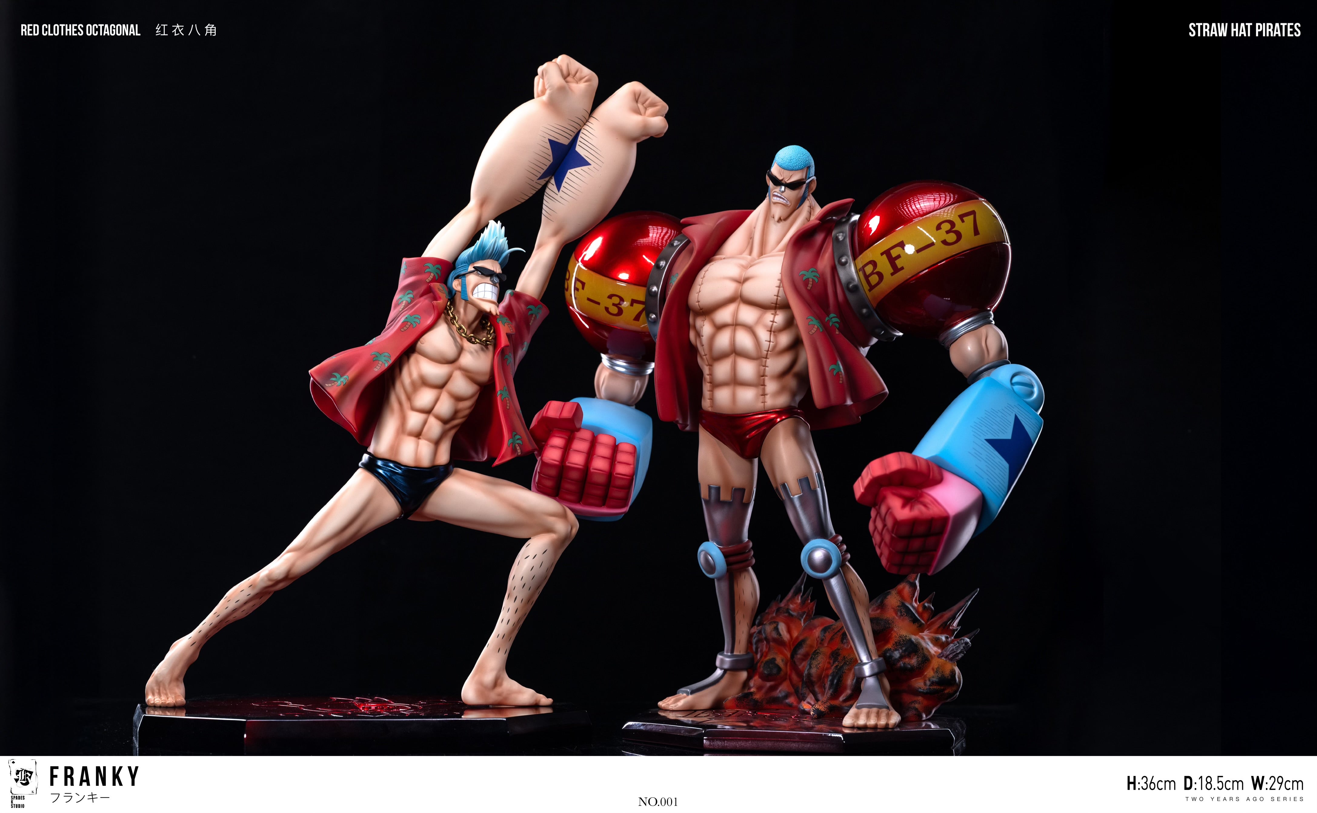 One Piece SPADES K Studio Franky V2 – ClubHouse Statues